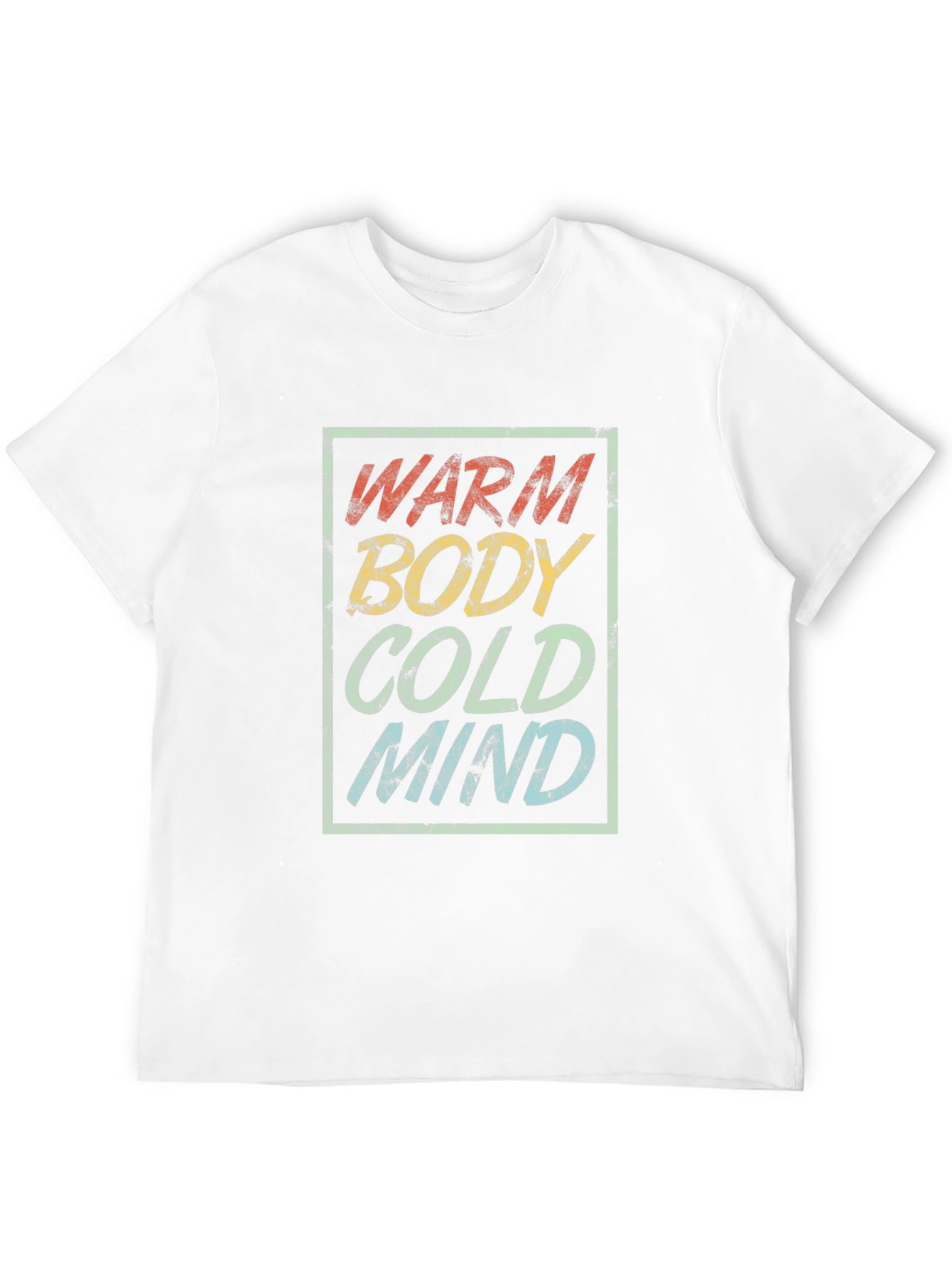 Warm Body Cold Mind Graphic T-Shirt - Retro Style