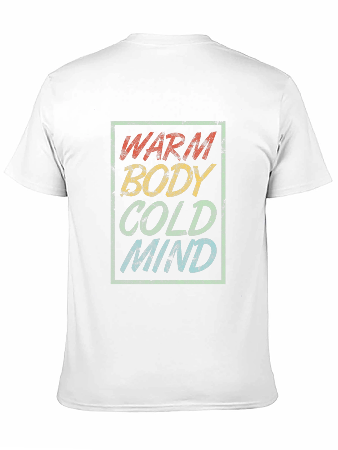 Warm Body Cold Mind Graphic T-Shirt - Retro Style