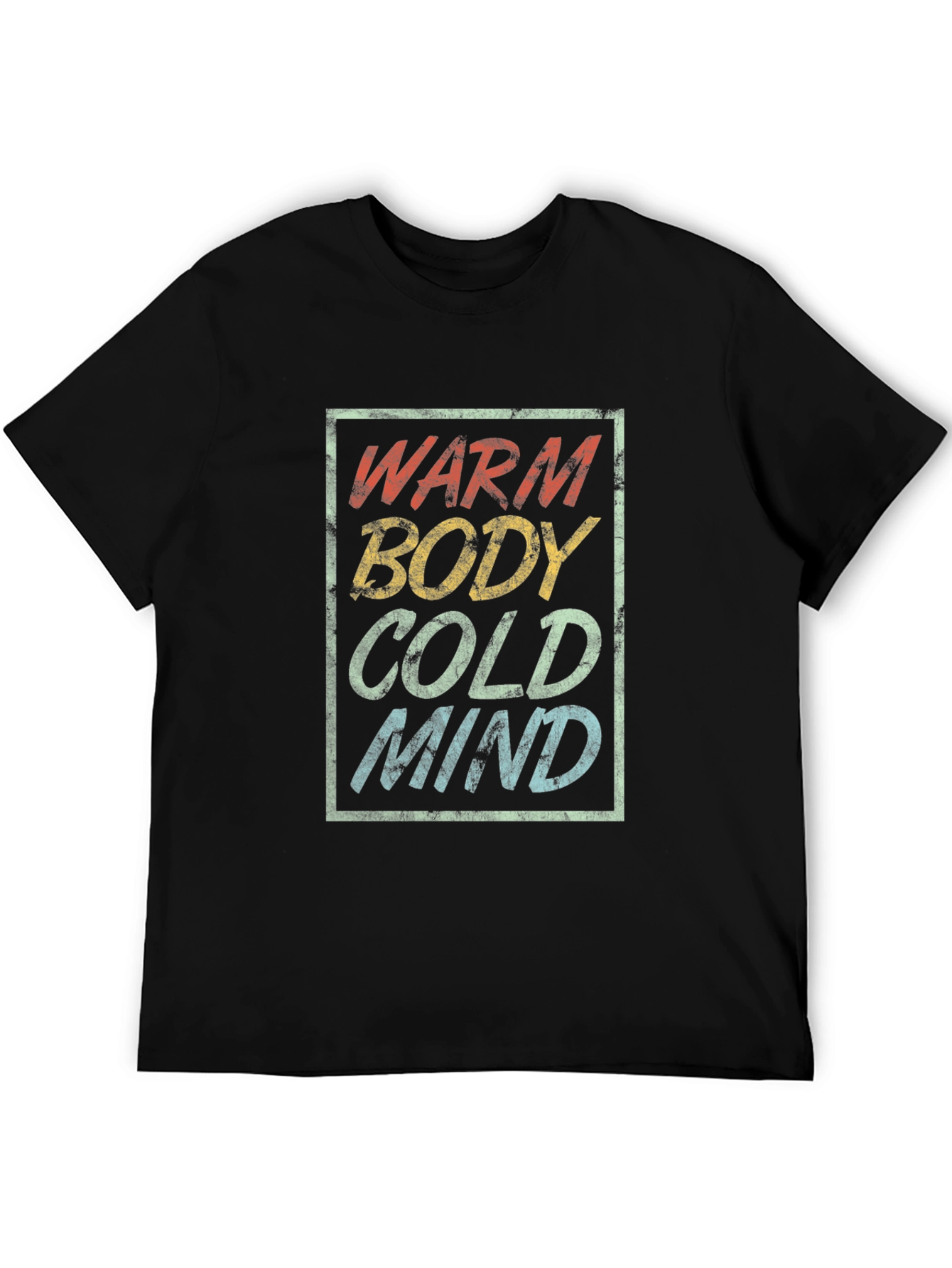 Warm Body Cold Mind Graphic T-Shirt - Retro Style