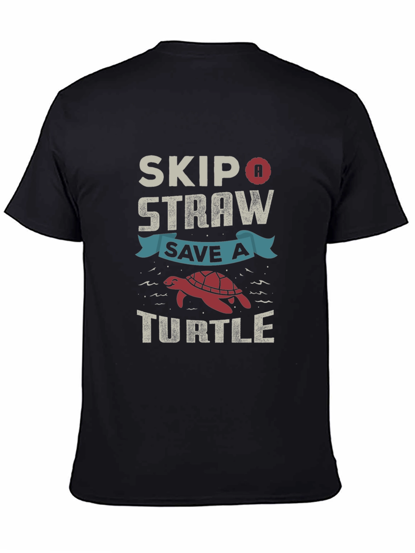 Skip a Straw Save a Turtle Graphic Tee