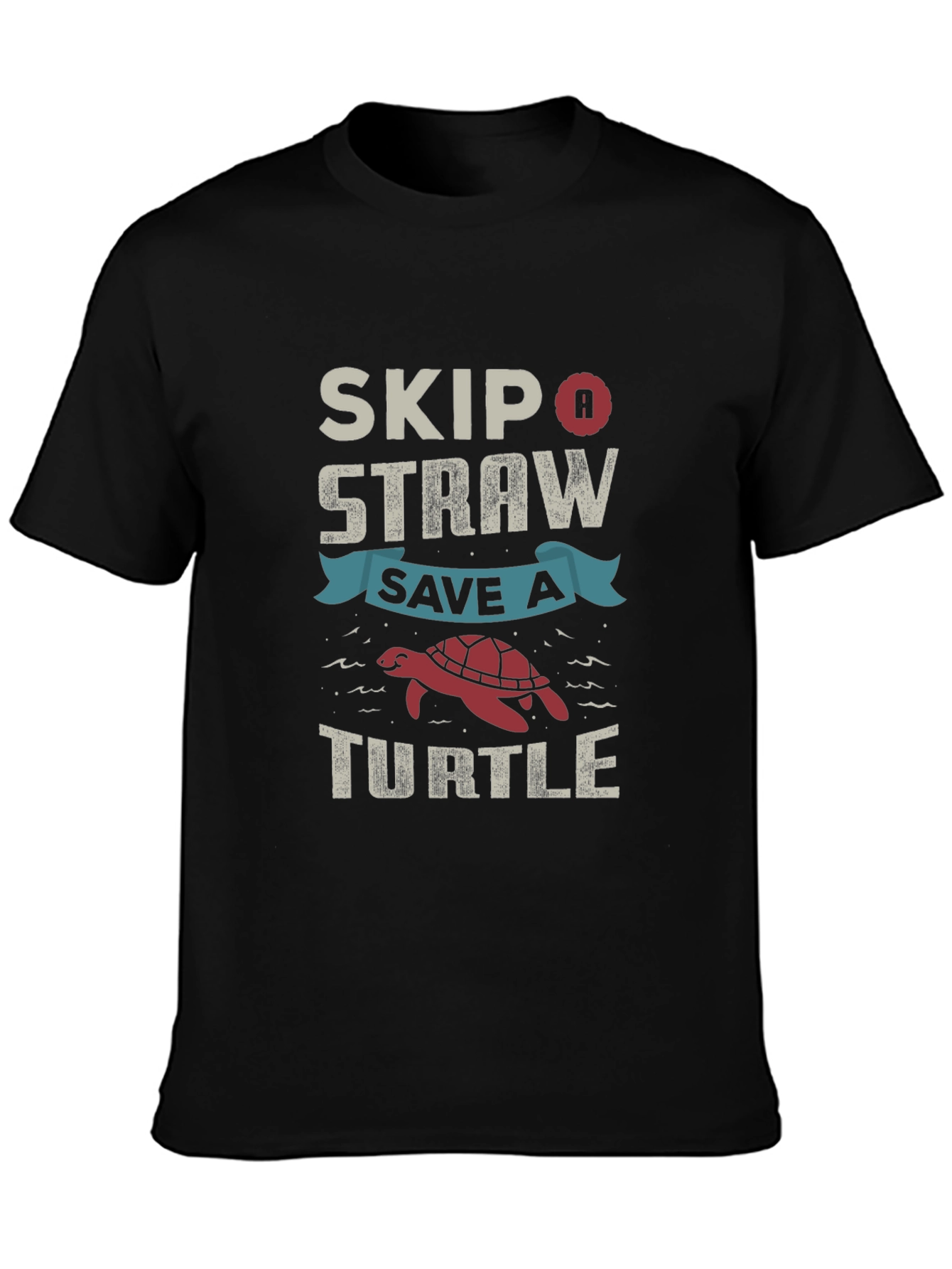 Skip a Straw Save a Turtle Graphic Tee