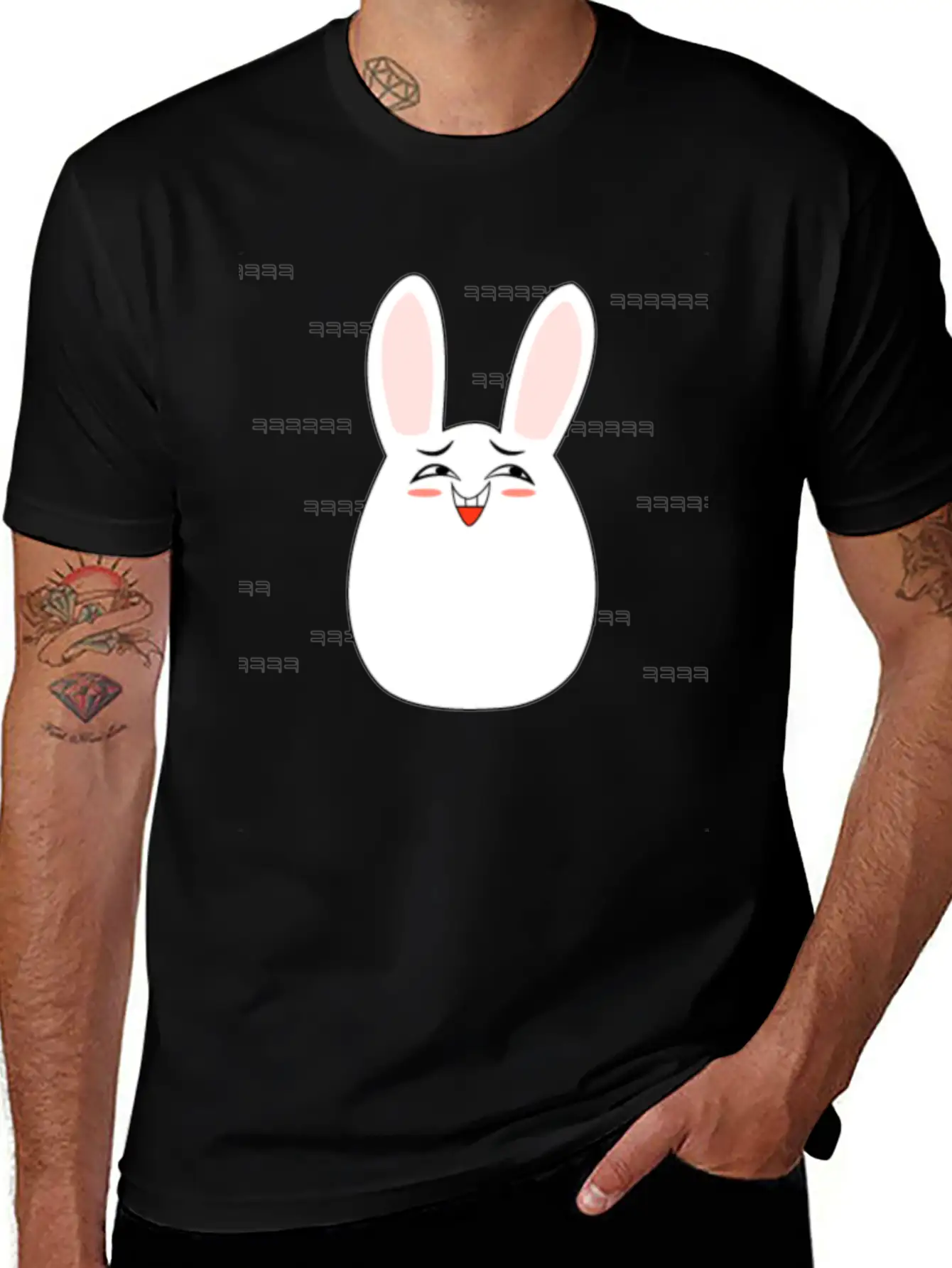 Rabbit! Basic Graphic T-Shirt – Daily Comfort In Soft Cotton