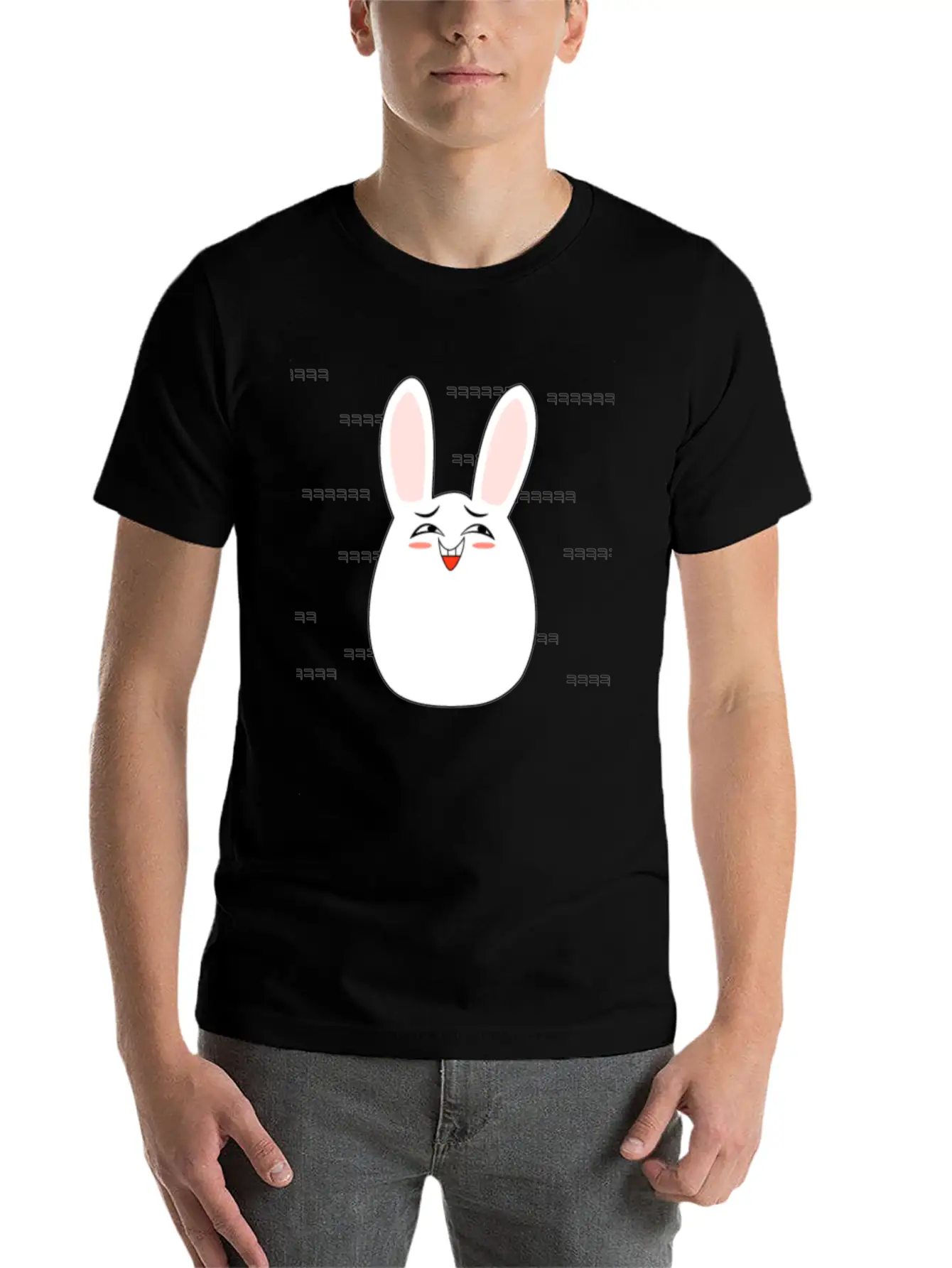 Rabbit! Basic Graphic T-Shirt – Daily Comfort In Soft Cotton