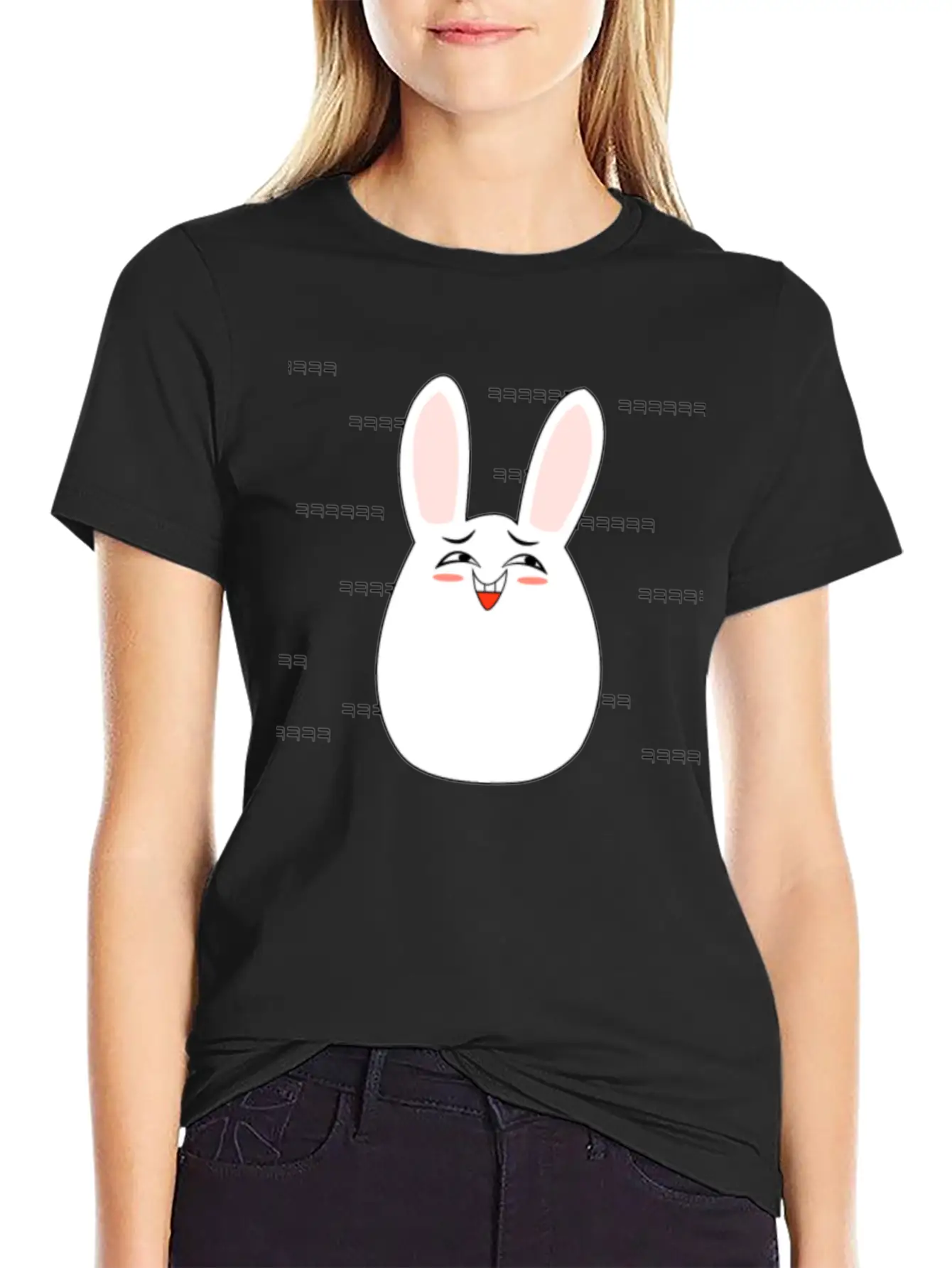 Rabbit! Basic Graphic T-Shirt – Daily Comfort In Soft Cotton