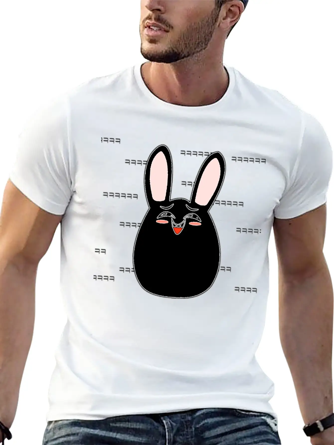 Rabbit! Basic Graphic T-Shirt – Daily Comfort In Soft Cotton