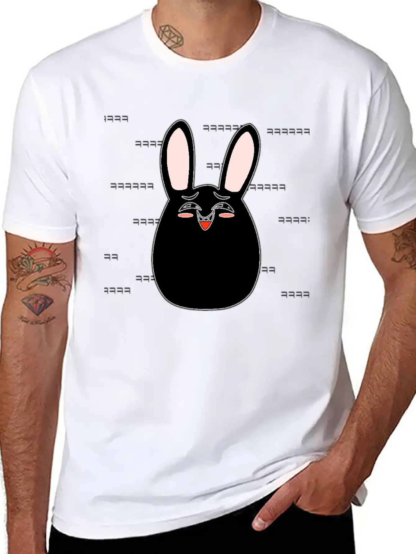 Rabbit! Basic Graphic T-Shirt – Daily Comfort In Soft Cotton