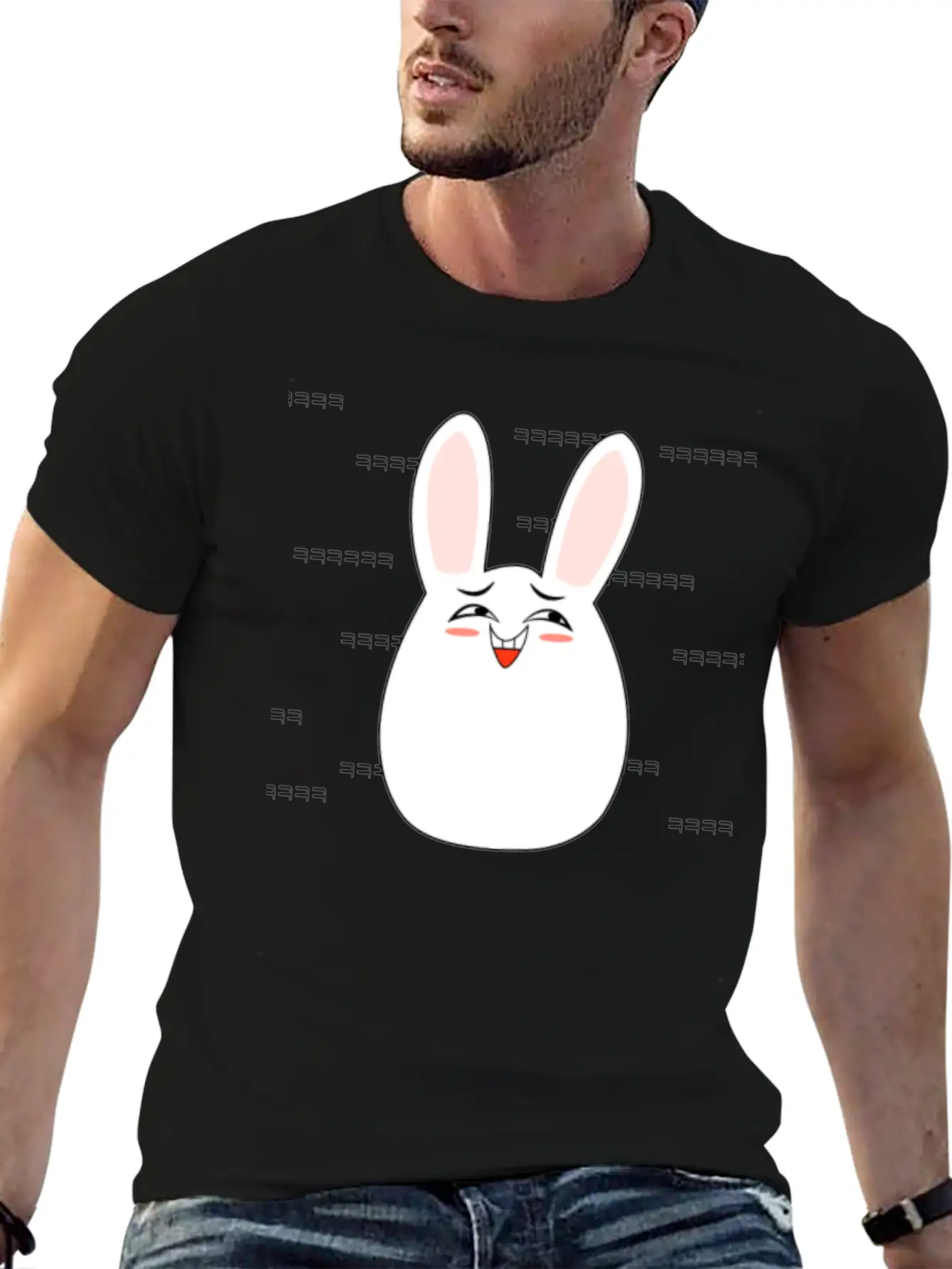 Rabbit! Basic Graphic T-Shirt – Daily Comfort In Soft Cotton