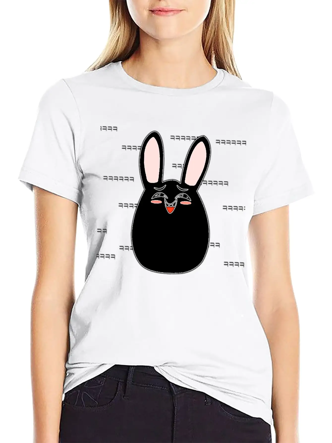 Rabbit! Basic Graphic T-Shirt – Daily Comfort In Soft Cotton
