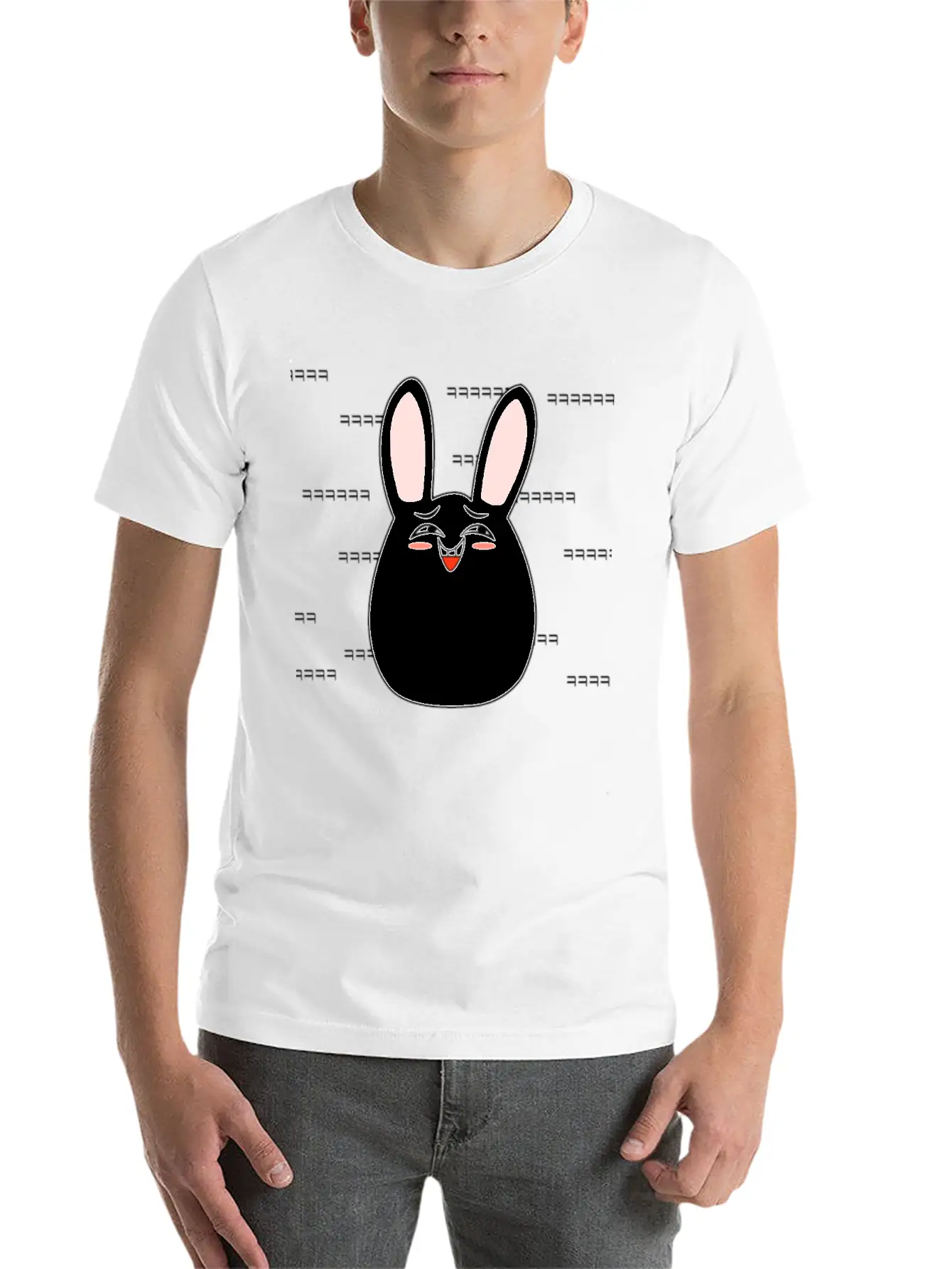 Rabbit! Basic Graphic T-Shirt – Daily Comfort In Soft Cotton