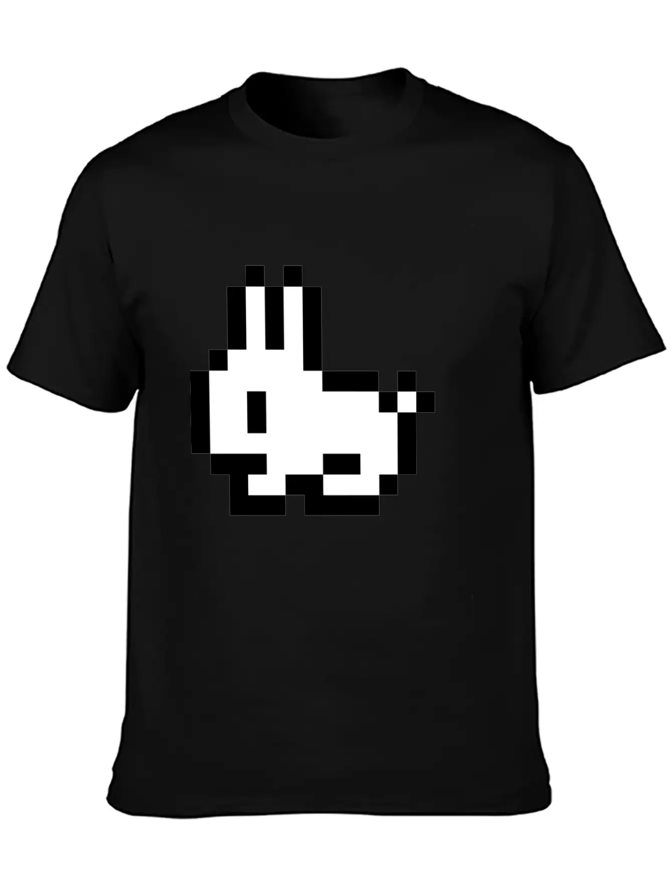 Rabbit Comfortable Minimalist Graphic Tee – Summer Style Essential
