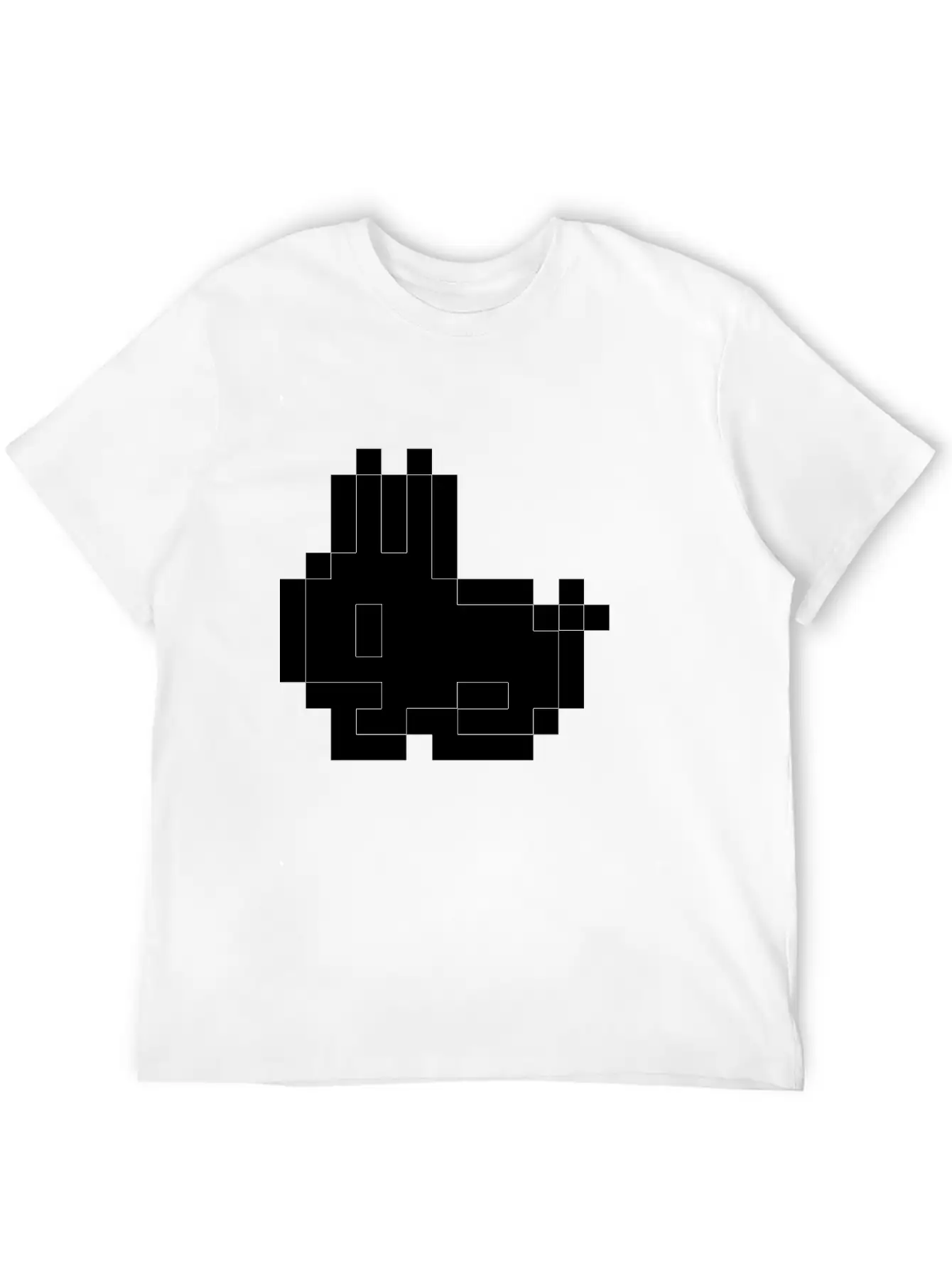 Rabbit Comfortable Minimalist Graphic Tee – Summer Style Essential
