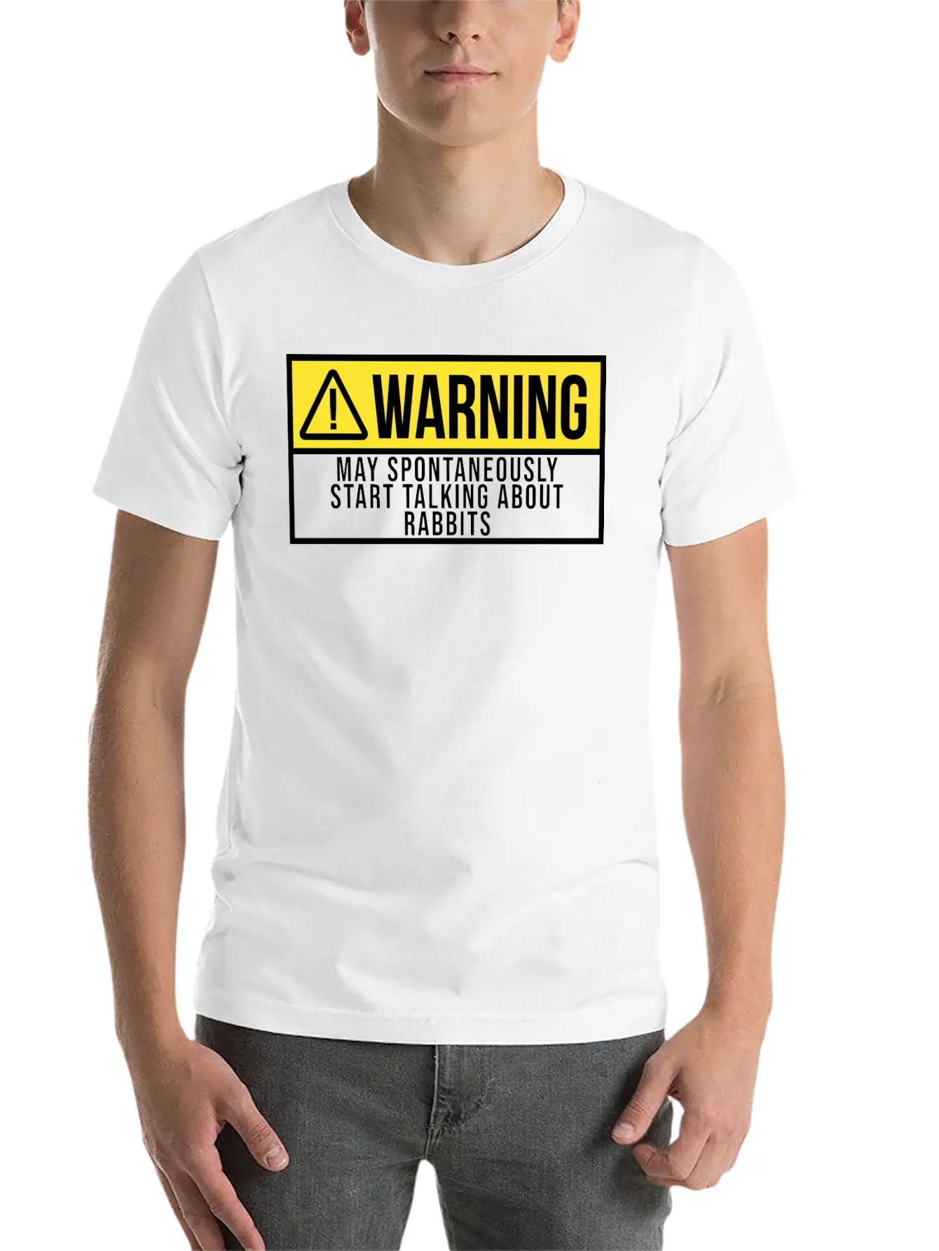 Rabbit Rabbit Stylish Everyday T-Shirt – Unisex Basic Cotton Tee