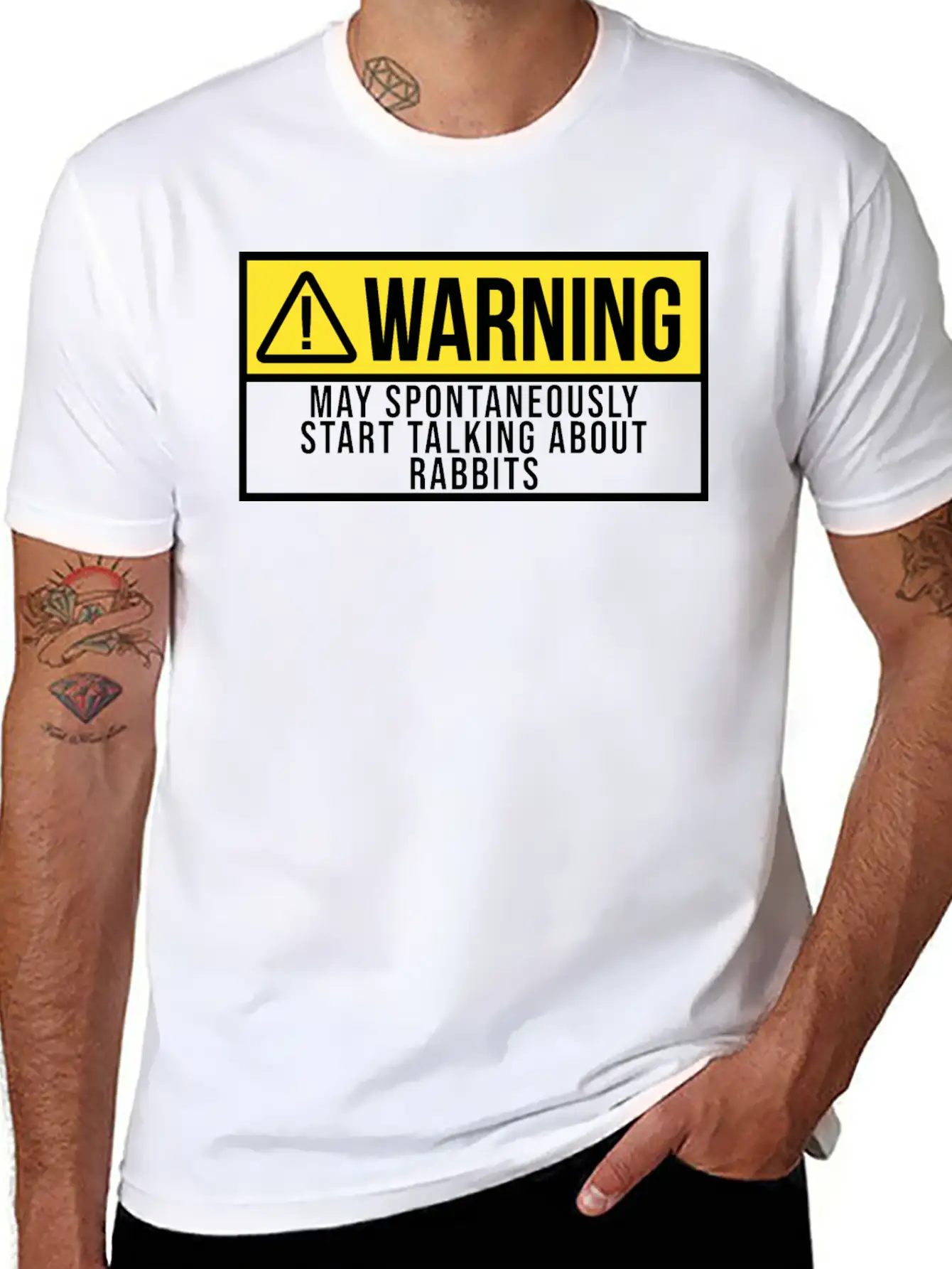 Rabbit Rabbit Stylish Everyday T-Shirt – Unisex Basic Cotton Tee