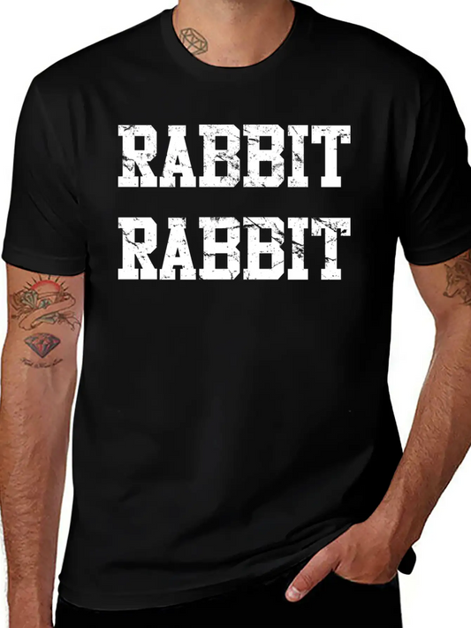 Rabbit Rabbit Unisex Short Sleeve Soft Cotton T-Shirt – Casual Everyday Wear