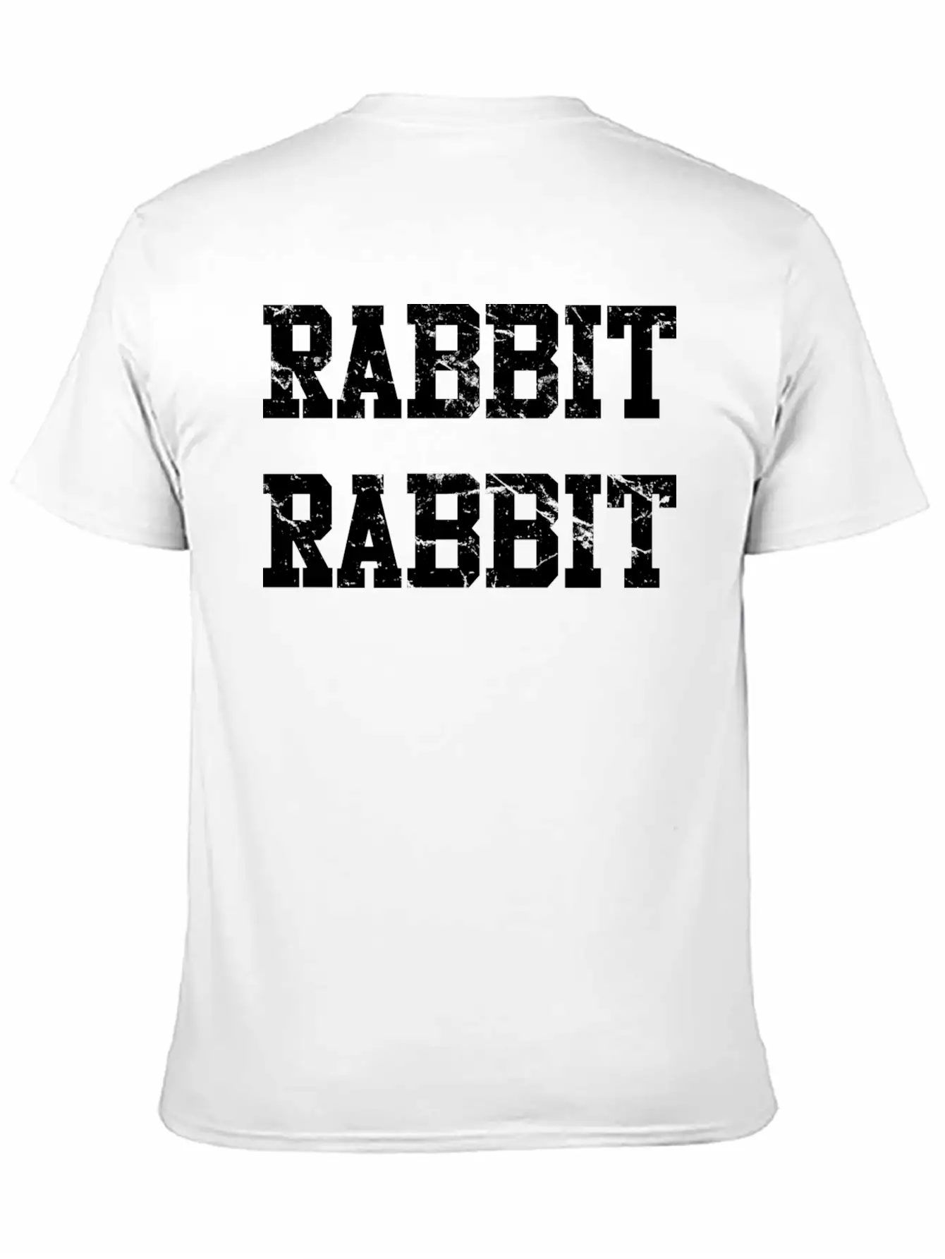 Rabbit Rabbit Unisex Short Sleeve Soft Cotton T-Shirt – Casual Everyday Wear