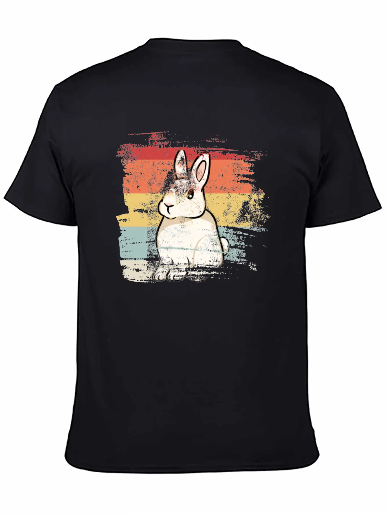 Rabbit Retro Essential Unisex Summer Tee – Soft Cotton Casual Fit
