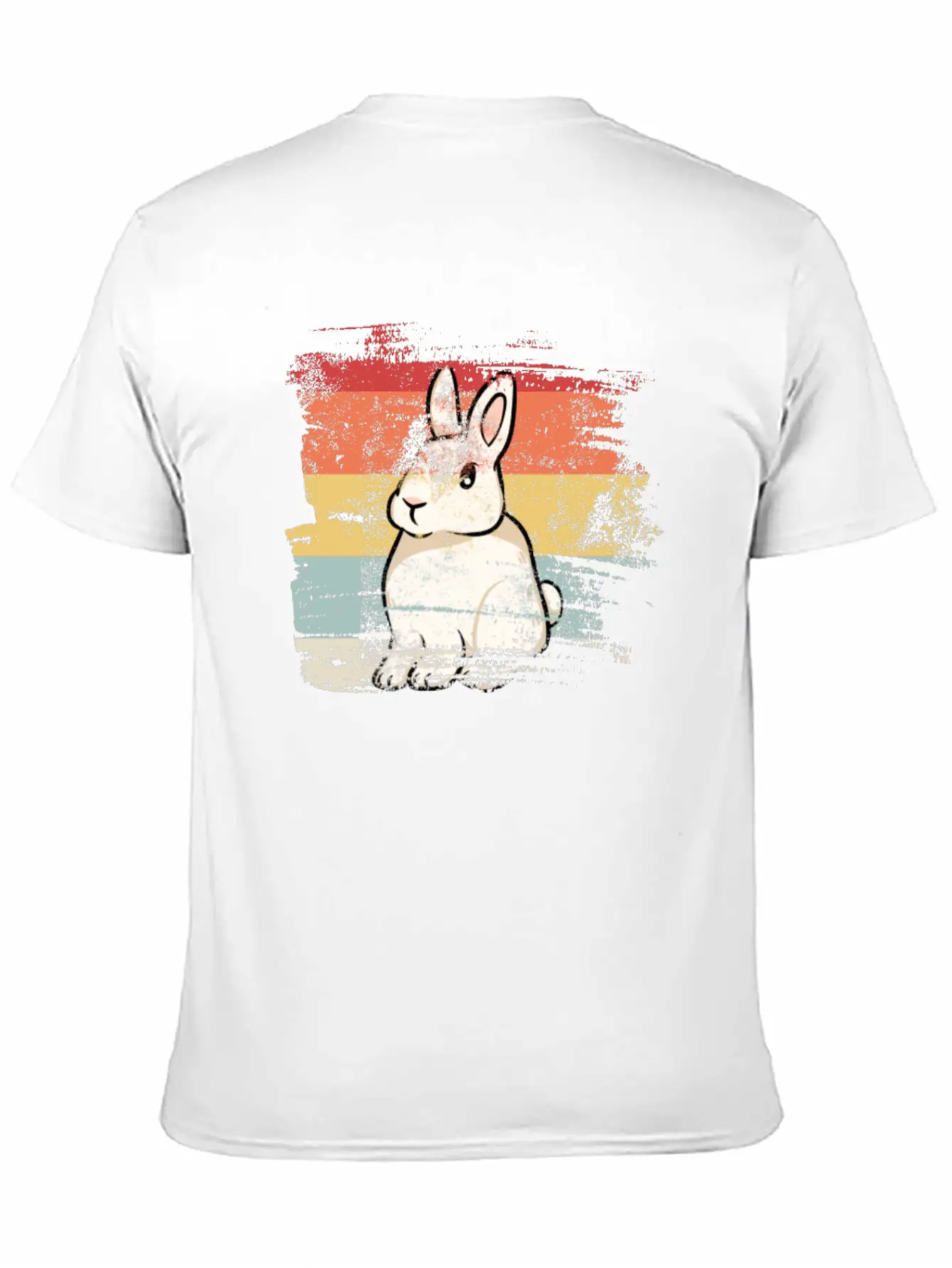 Rabbit Retro Essential Unisex Summer Tee – Soft Cotton Casual Fit