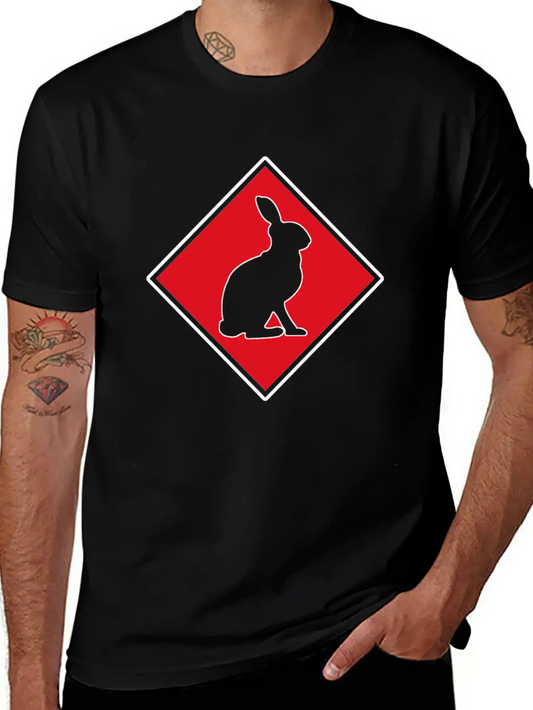 Rabbit Stylish Everyday T-Shirt – Unisex Basic Cotton Tee