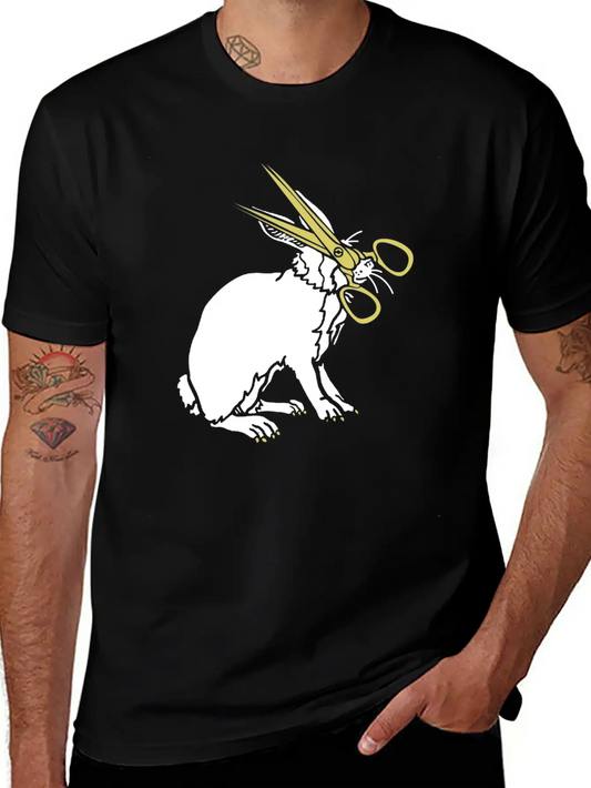 Rabbit Unisex Casual T-Shirt – Clean Design For Daily Comfort