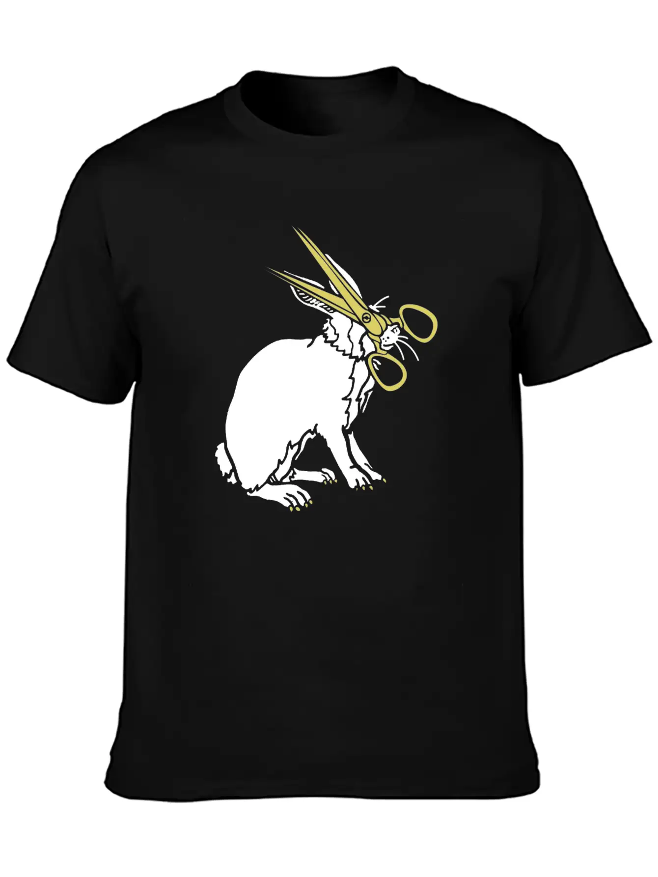 Rabbit Unisex Casual T-Shirt – Clean Design For Daily Comfort