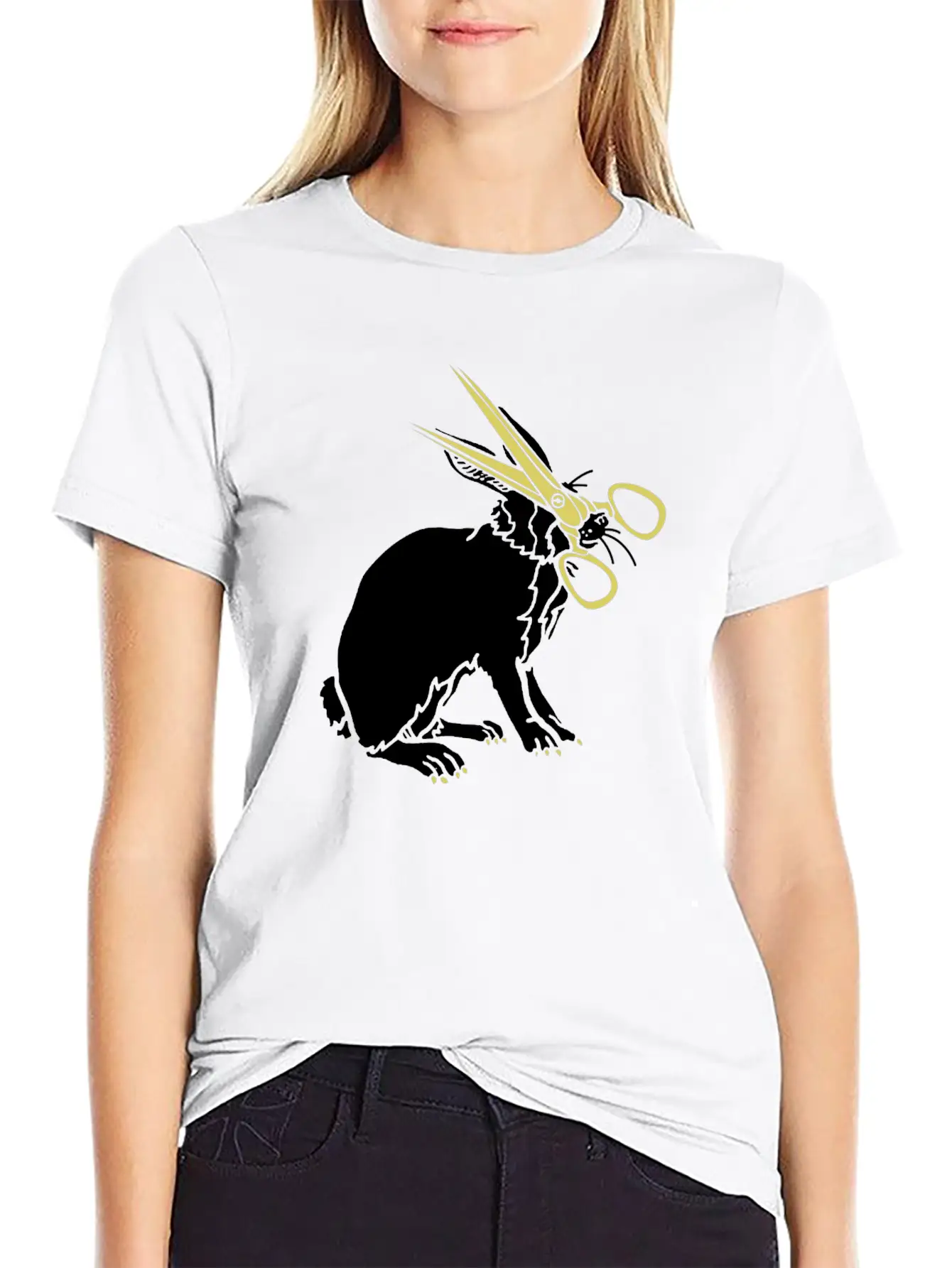 Rabbit Unisex Casual T-Shirt – Clean Design For Daily Comfort