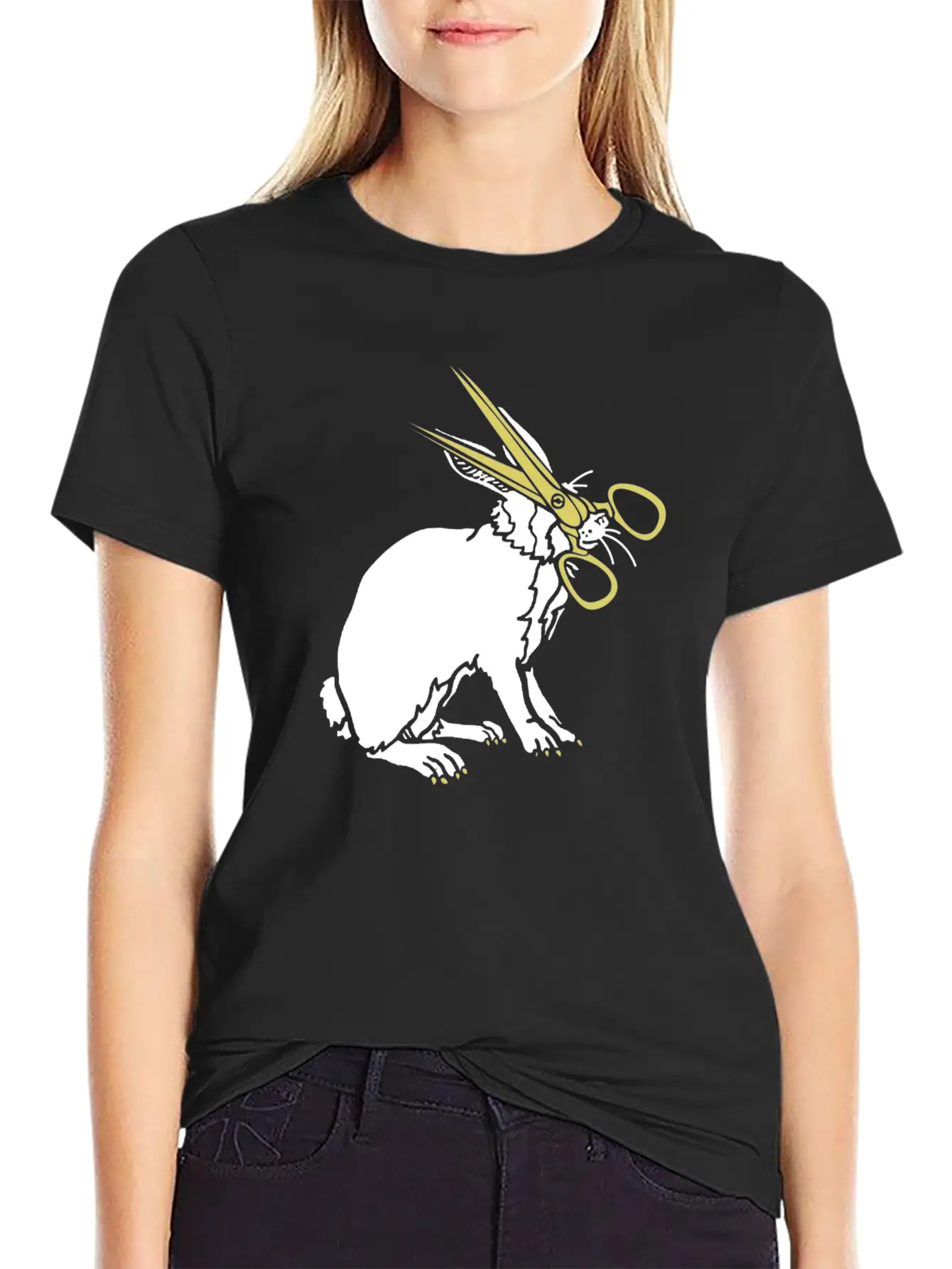 Rabbit Unisex Casual T-Shirt – Clean Design For Daily Comfort