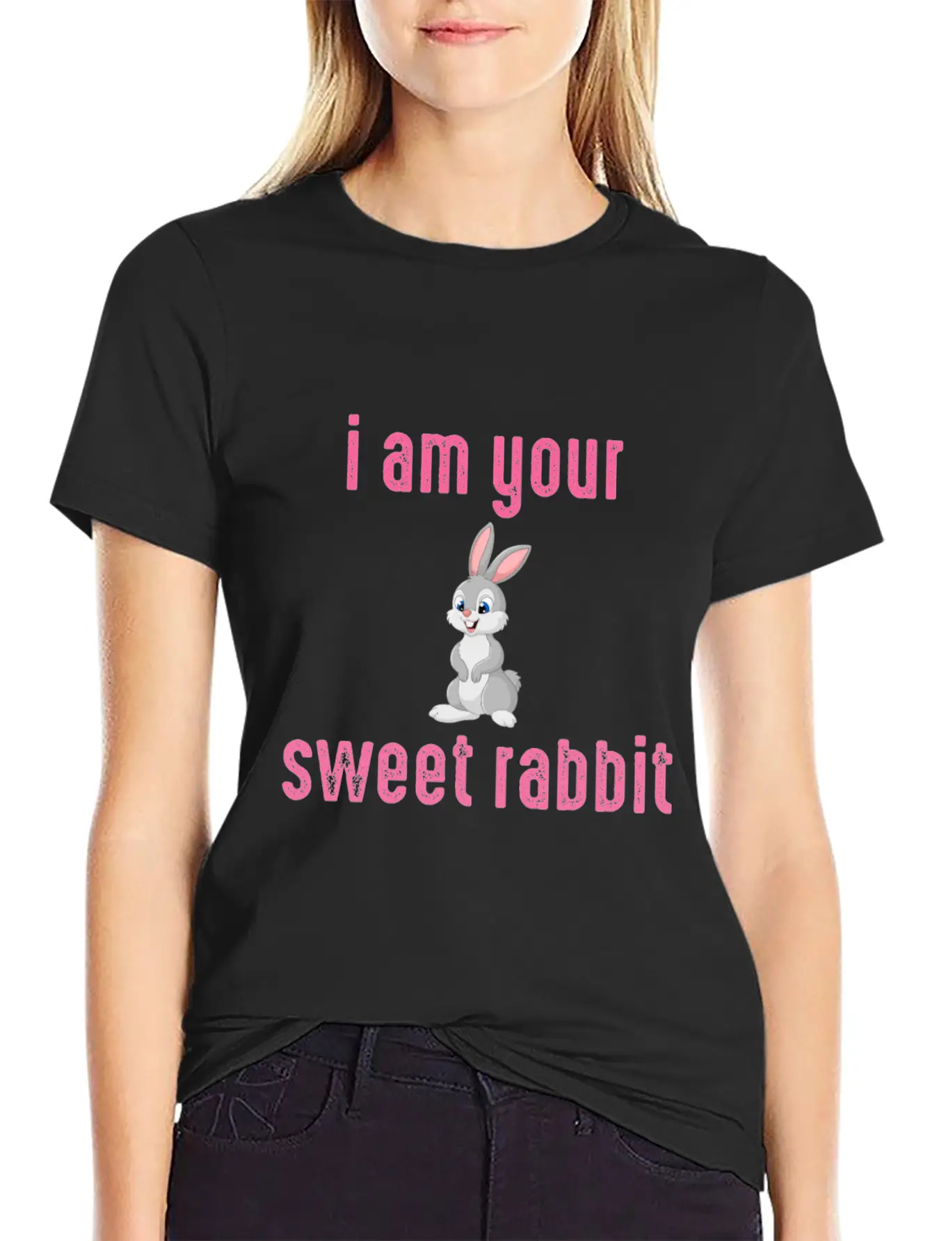 Rabbit Unisex Short Sleeve Soft Cotton T-Shirt – Casual Everyday Wear