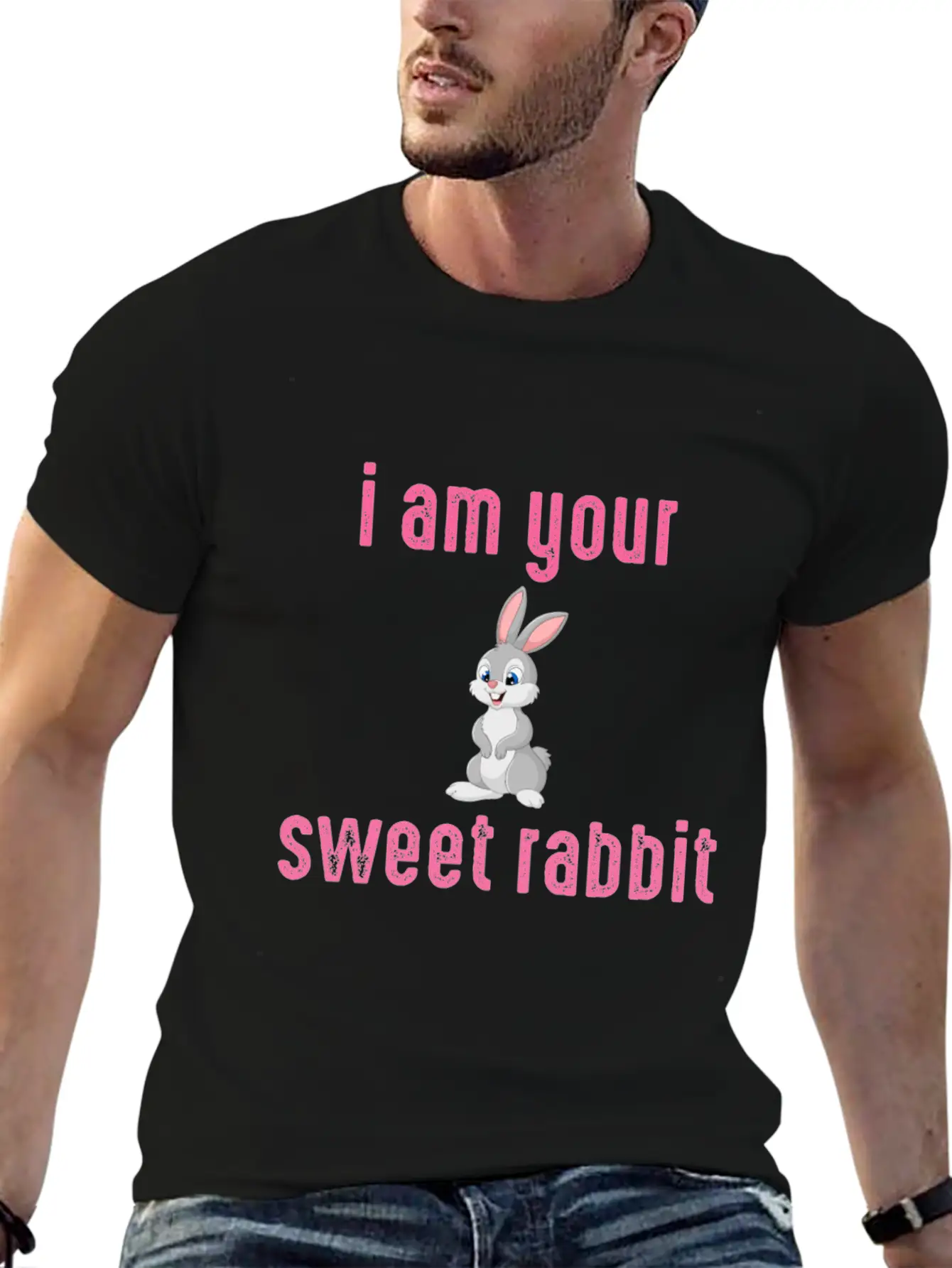 Rabbit Unisex Short Sleeve Soft Cotton T-Shirt – Casual Everyday Wear