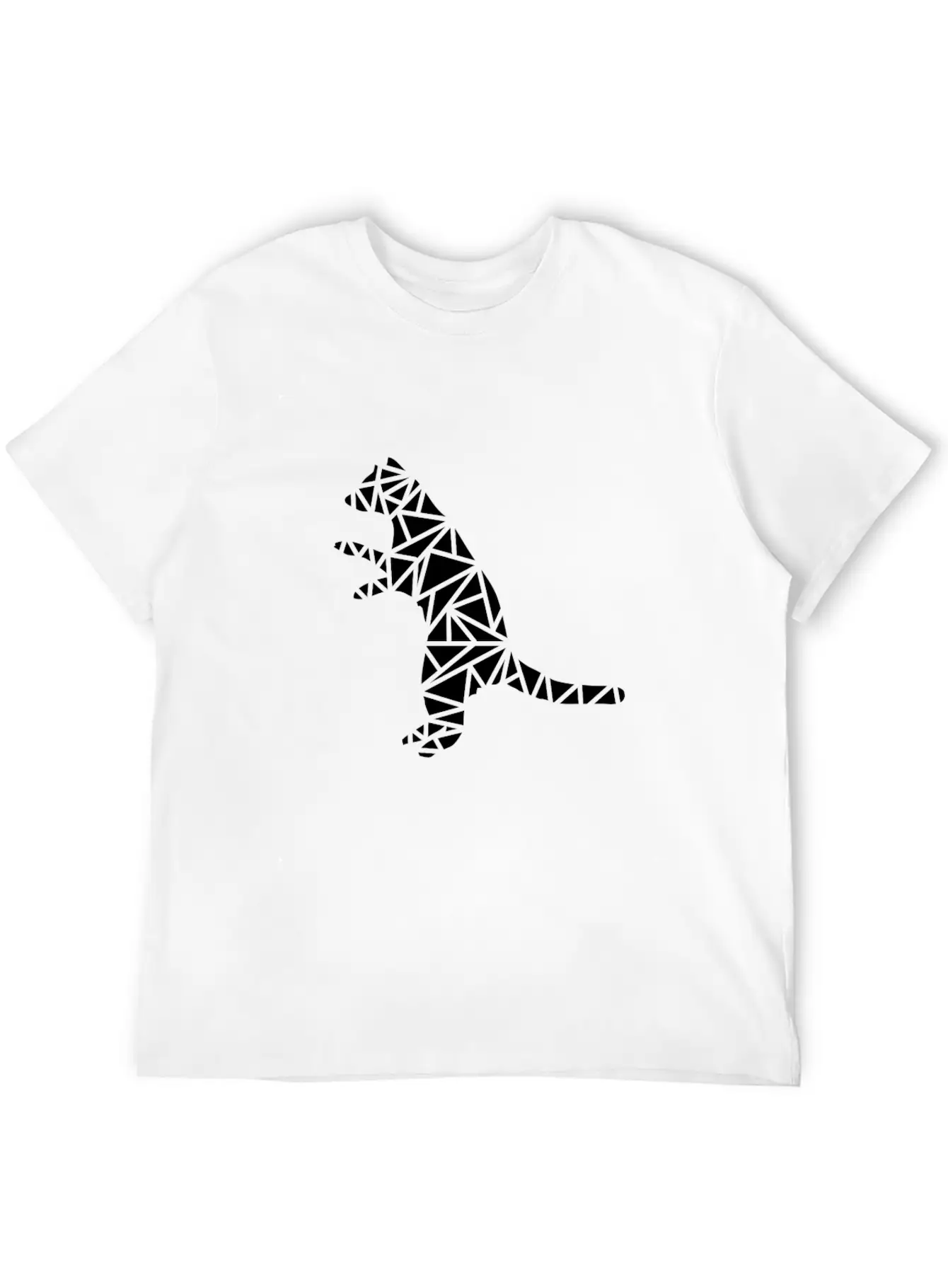 Raccoon Stands Upright Unisex Short Sleeve Soft Cotton T-Shirt – Casual Everyday Wear