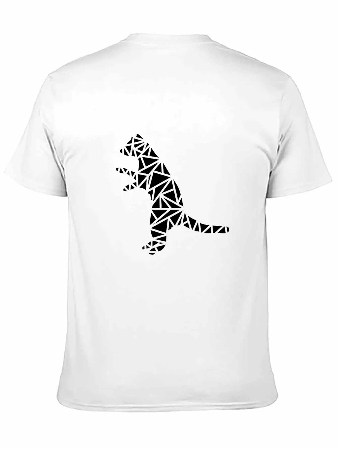 Raccoon Stands Upright Unisex Short Sleeve Soft Cotton T-Shirt – Casual Everyday Wear