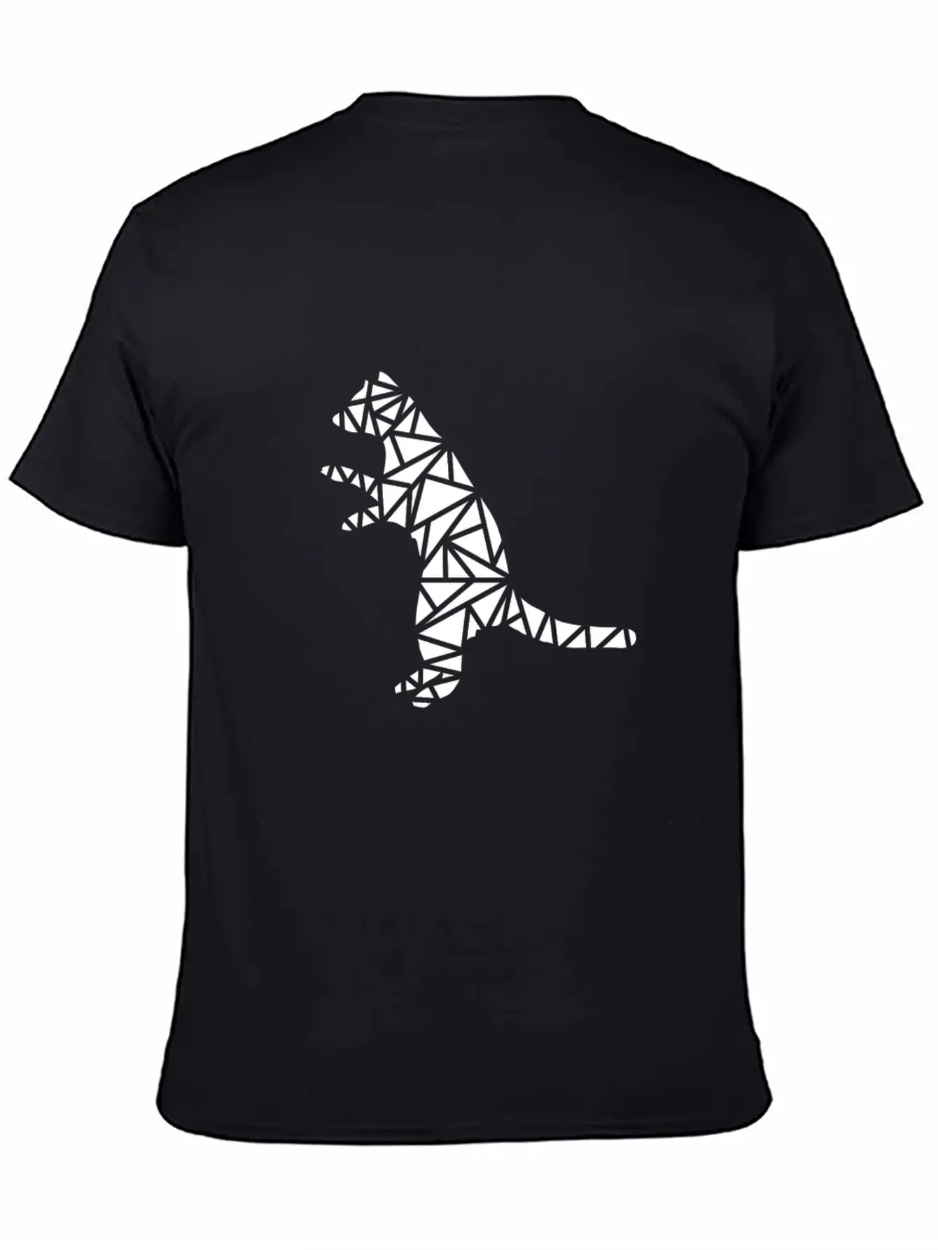 Raccoon Stands Upright Unisex Short Sleeve Soft Cotton T-Shirt – Casual Everyday Wear