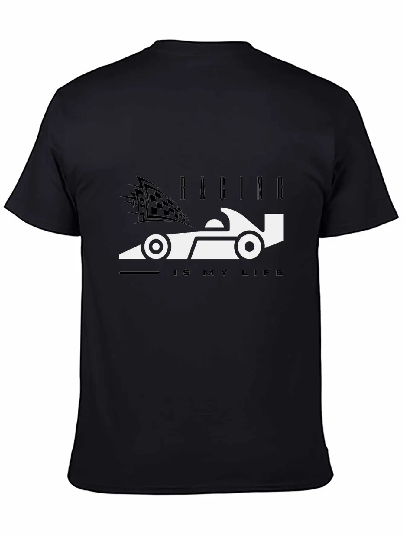 Racing Is My Life Unisex Short Sleeve Soft Cotton T-Shirt – Casual Everyday Wear