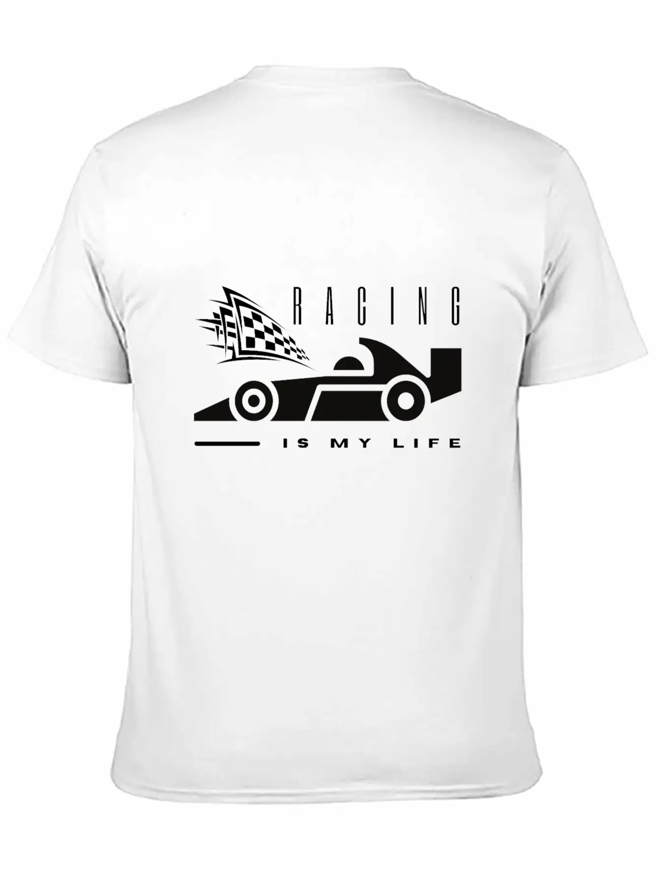 Racing Is My Life Unisex Short Sleeve Soft Cotton T-Shirt – Casual Everyday Wear