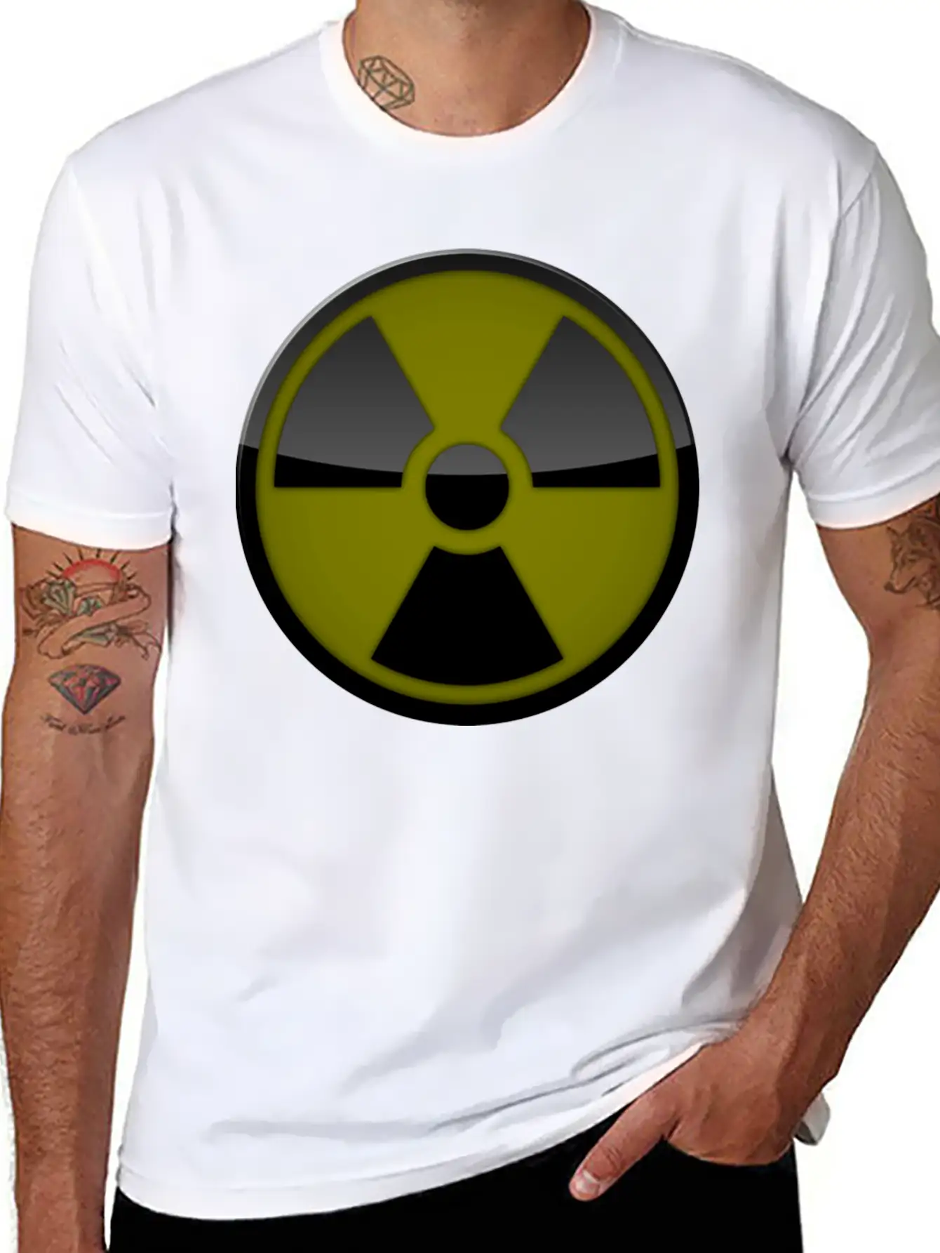 Radioactive Unisex Casual T-Shirt – Clean Design For Daily Comfort