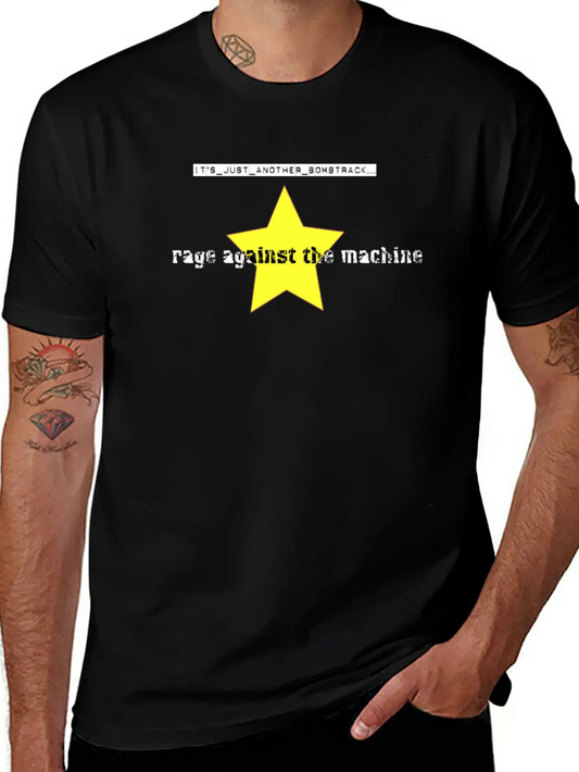 Rage, Against, The, Machine, Basic Graphic T-Shirt – Daily Comfort In Soft Cotton