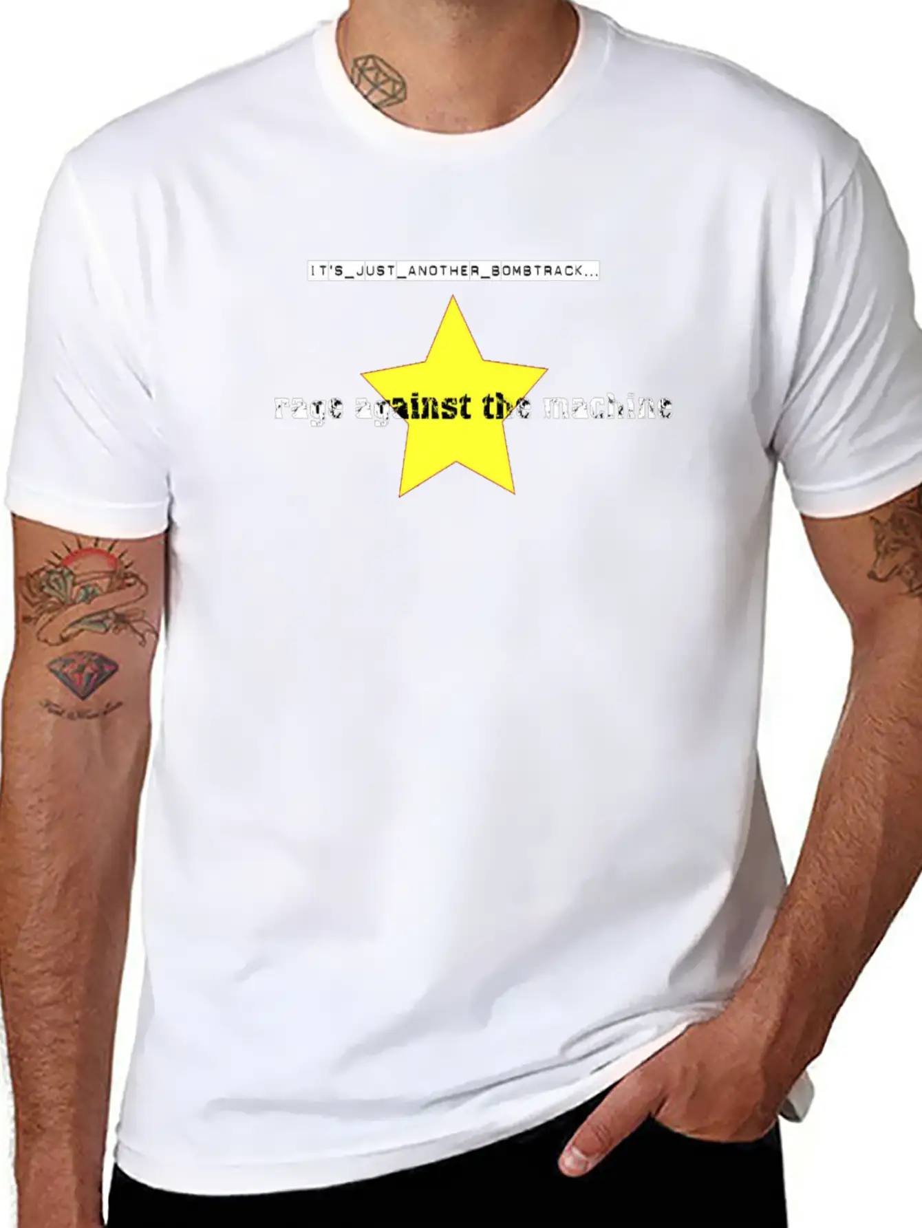 Rage, Against, The, Machine, Basic Graphic T-Shirt – Daily Comfort In Soft Cotton