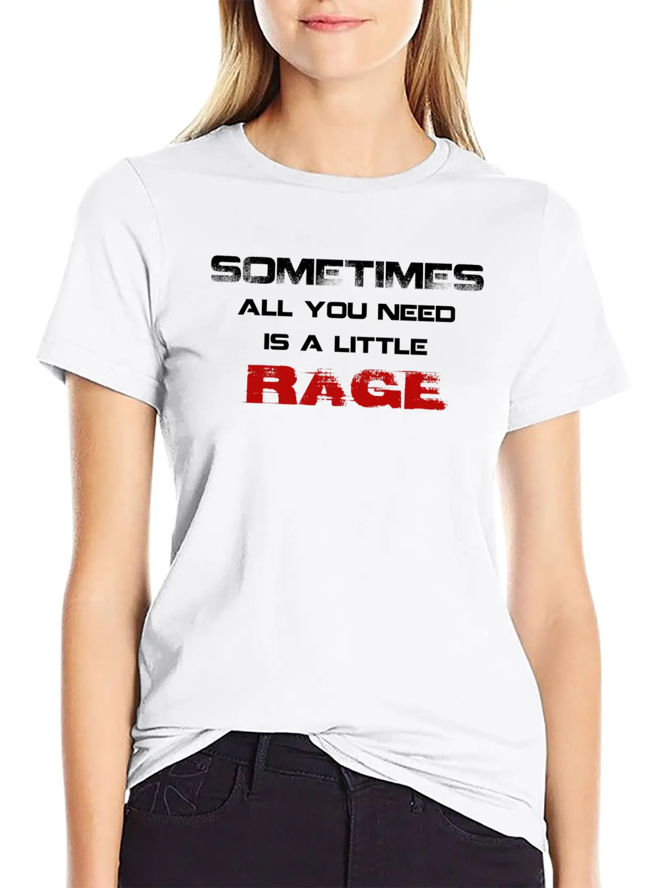RAGE Essential Unisex Summer Tee – Soft Cotton Casual Fit