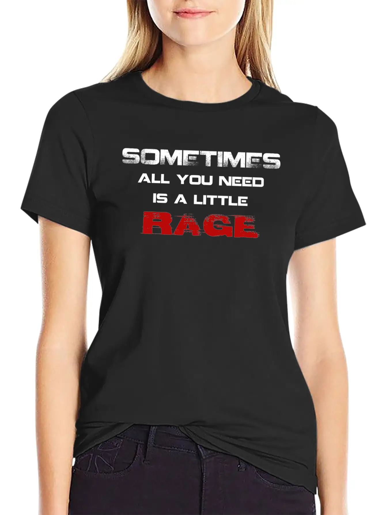 RAGE Essential Unisex Summer Tee – Soft Cotton Casual Fit