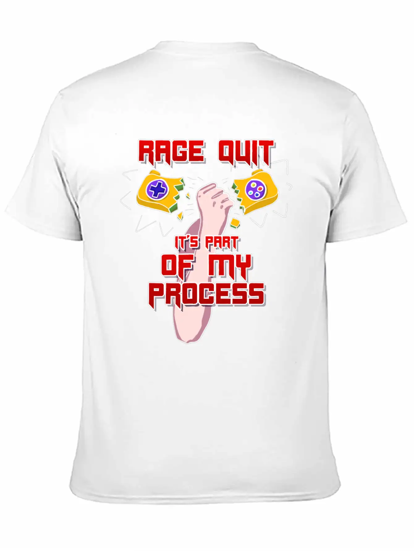 Rage Quit It's Part Of My Process! Stylish Everyday T-Shirt – Unisex Basic Cotton Tee