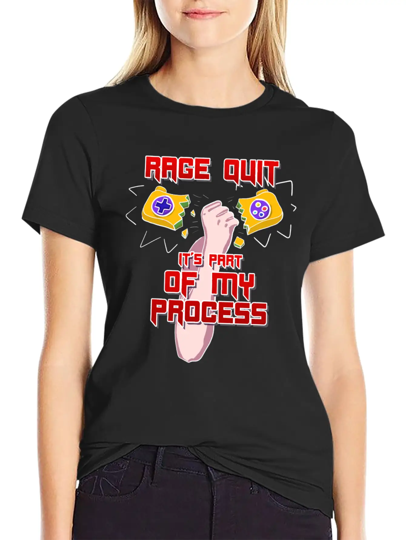 Rage Quit It's Part Of My Process! Stylish Everyday T-Shirt – Unisex Basic Cotton Tee