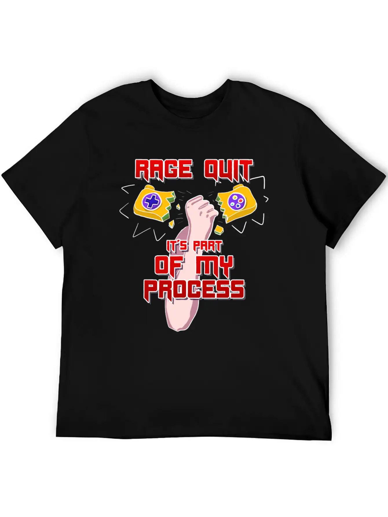 Rage Quit It's Part Of My Process! Stylish Everyday T-Shirt – Unisex Basic Cotton Tee