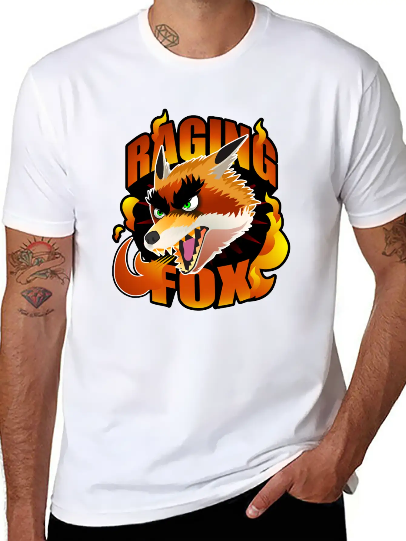 RAGING FOX Essential Unisex Summer Tee – Soft Cotton Casual Fit