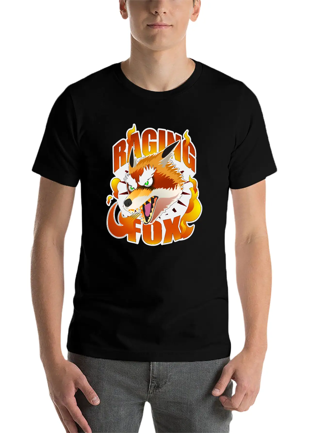 RAGING FOX Essential Unisex Summer Tee – Soft Cotton Casual Fit