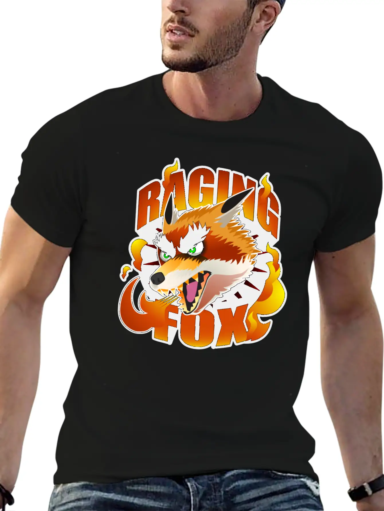 RAGING FOX Essential Unisex Summer Tee – Soft Cotton Casual Fit