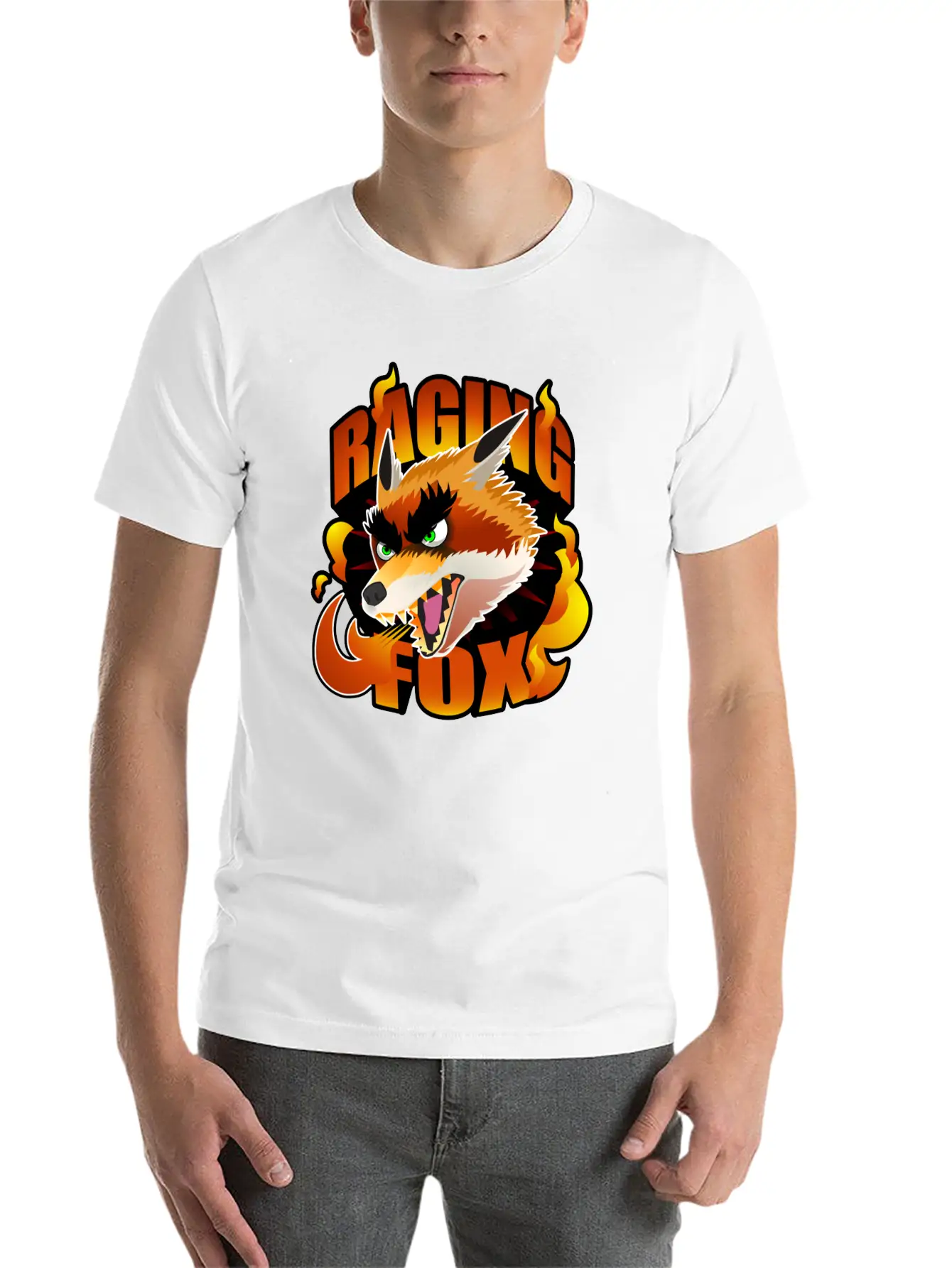 RAGING FOX Essential Unisex Summer Tee – Soft Cotton Casual Fit