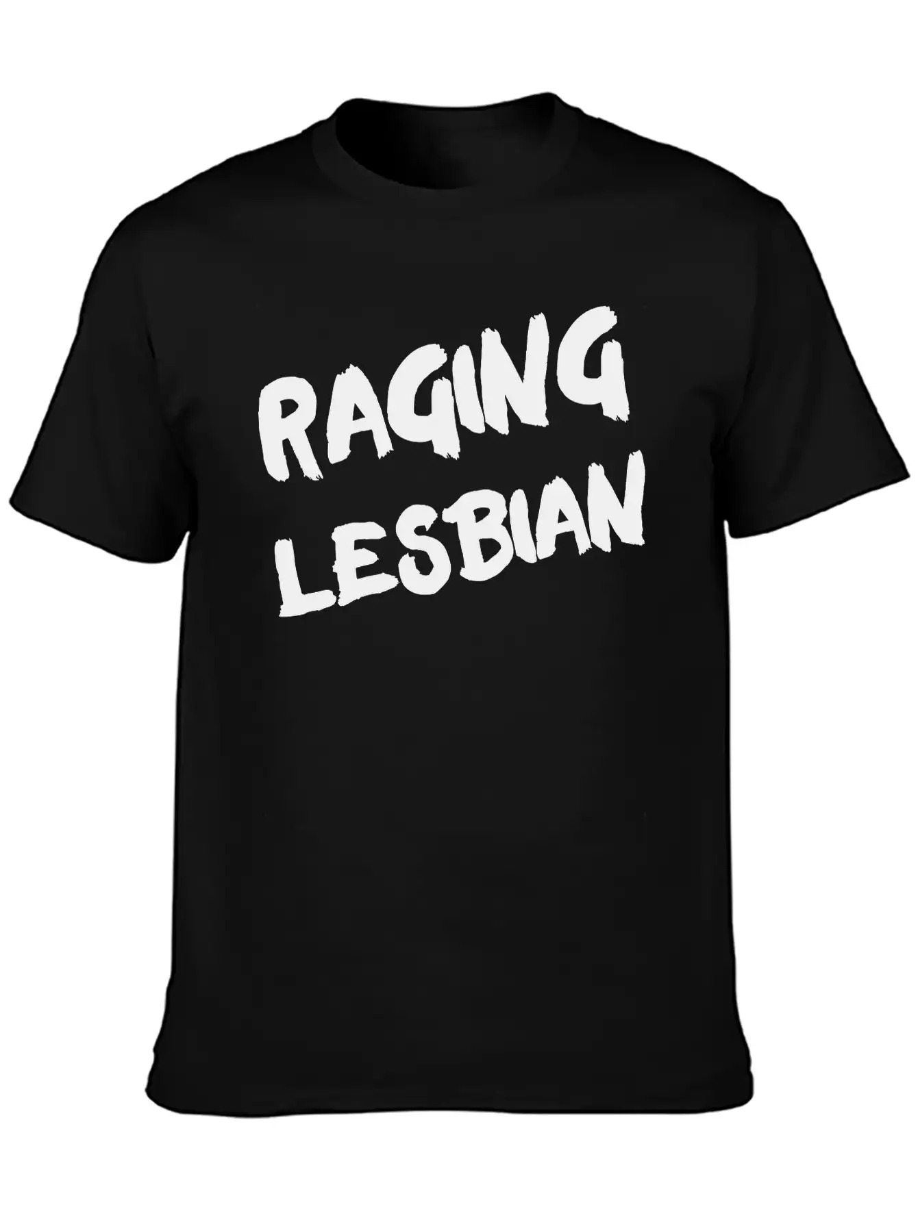 Raging Lesbian Funny LGBT Stylish Everyday T-Shirt – Unisex Basic Cotton Tee