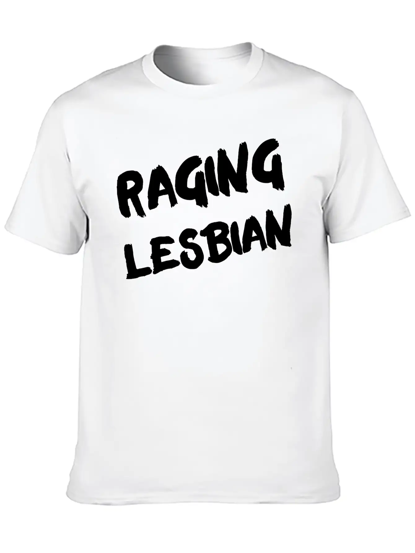 Raging Lesbian Funny LGBT Stylish Everyday T-Shirt – Unisex Basic Cotton Tee