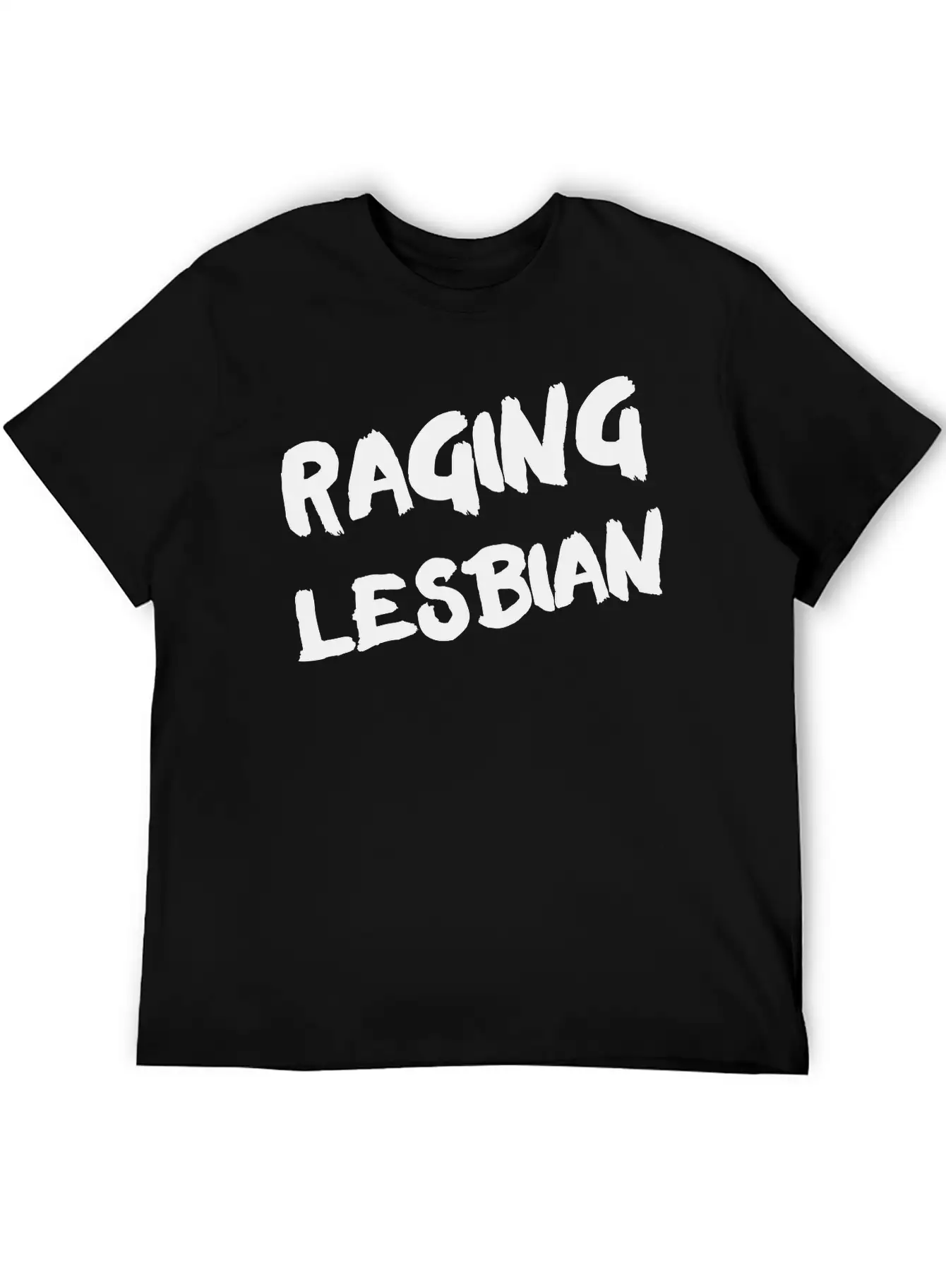 Raging Lesbian Funny LGBT Stylish Everyday T-Shirt – Unisex Basic Cotton Tee