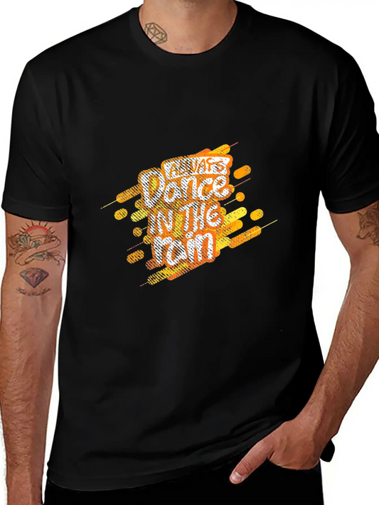 Rain Dancing Comfortable Minimalist Graphic Tee – Summer Style Essential