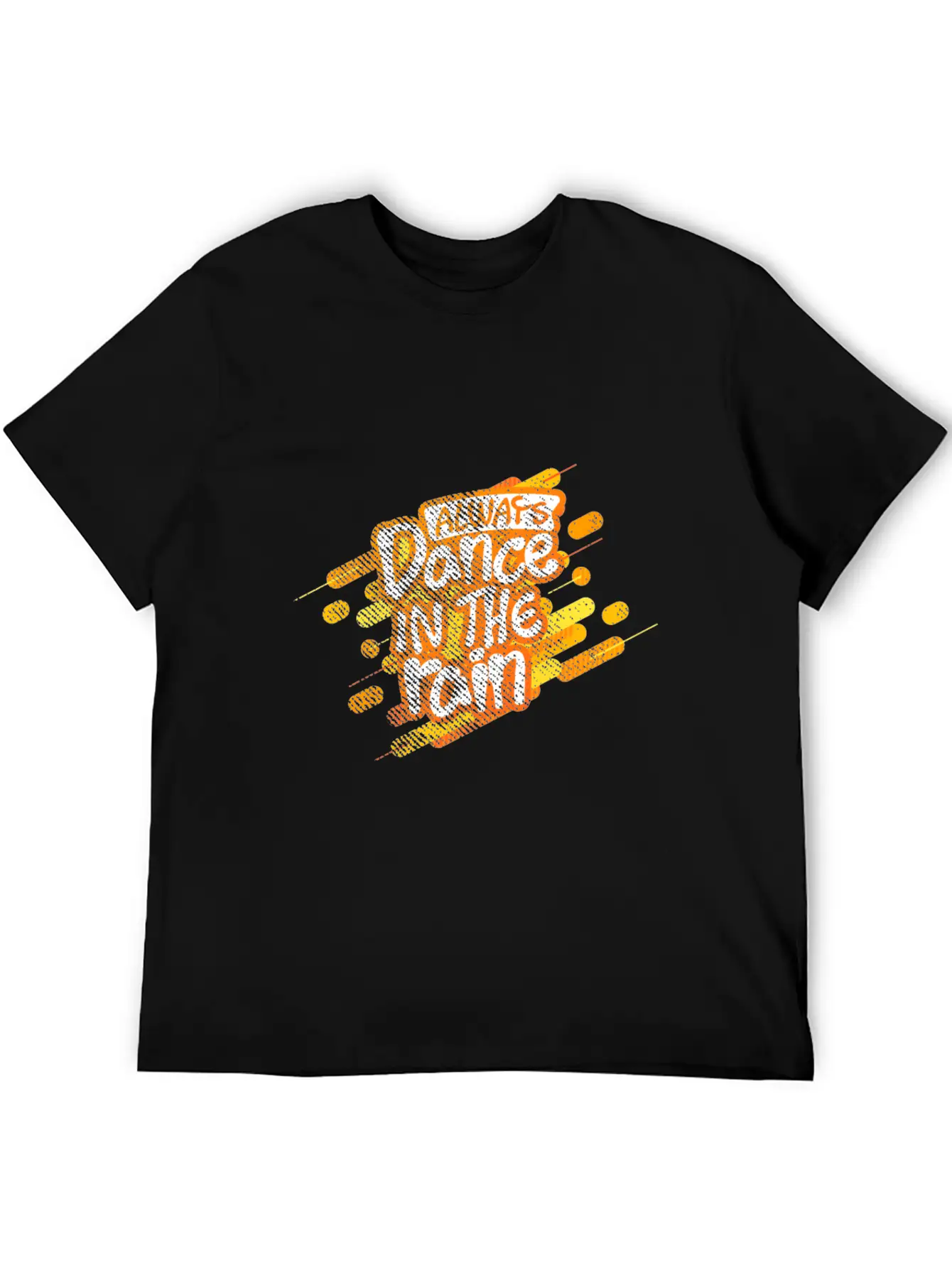 Rain Dancing Comfortable Minimalist Graphic Tee – Summer Style Essential